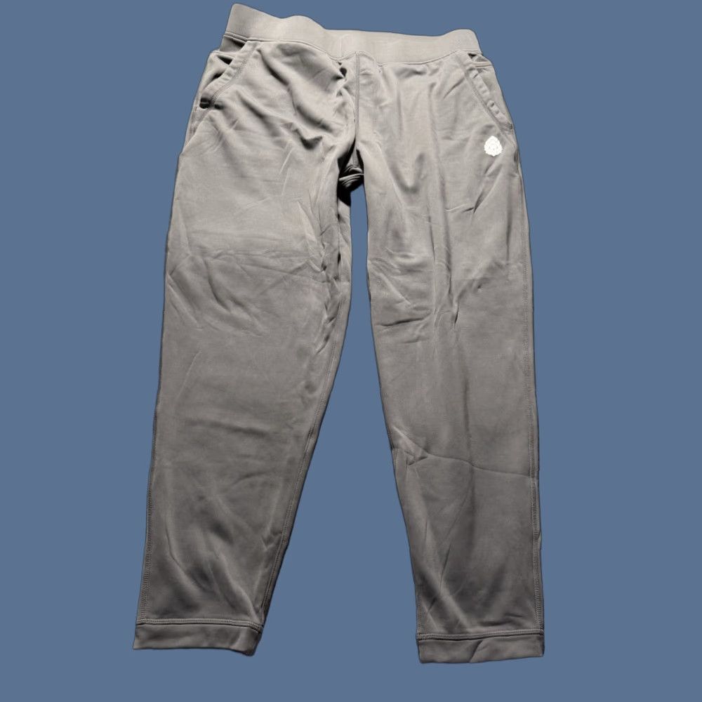 Stio Jogger Pants Mens XL Gray Softshell Athletic Elastic Waist Zip Pocket Pockets Nylon Polyester Polyurethane
