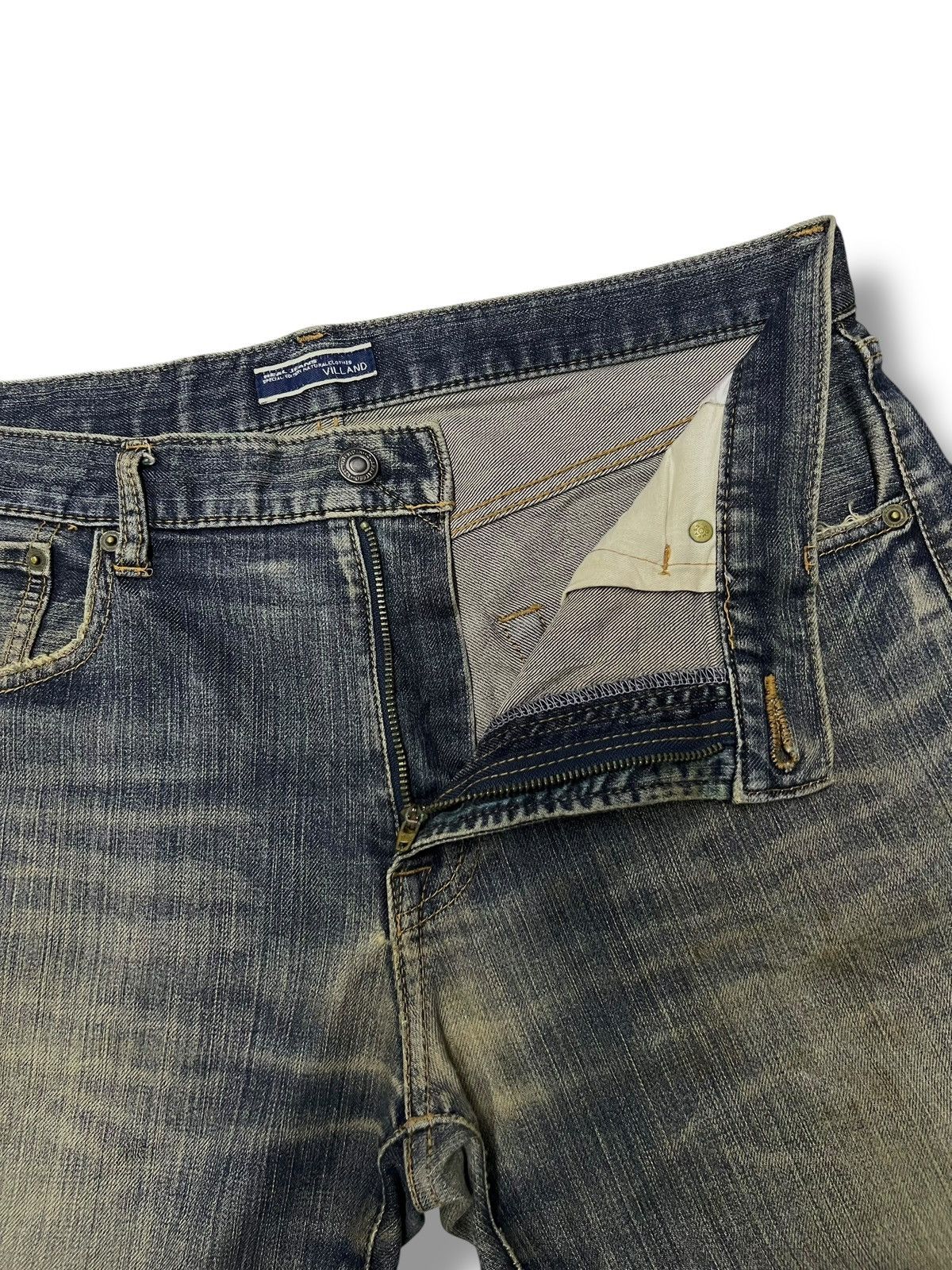 VILLAND Loose Vintage Villand Japan - Faded Mud Wash, Distressed Size US 35 - 9 Thumbnail