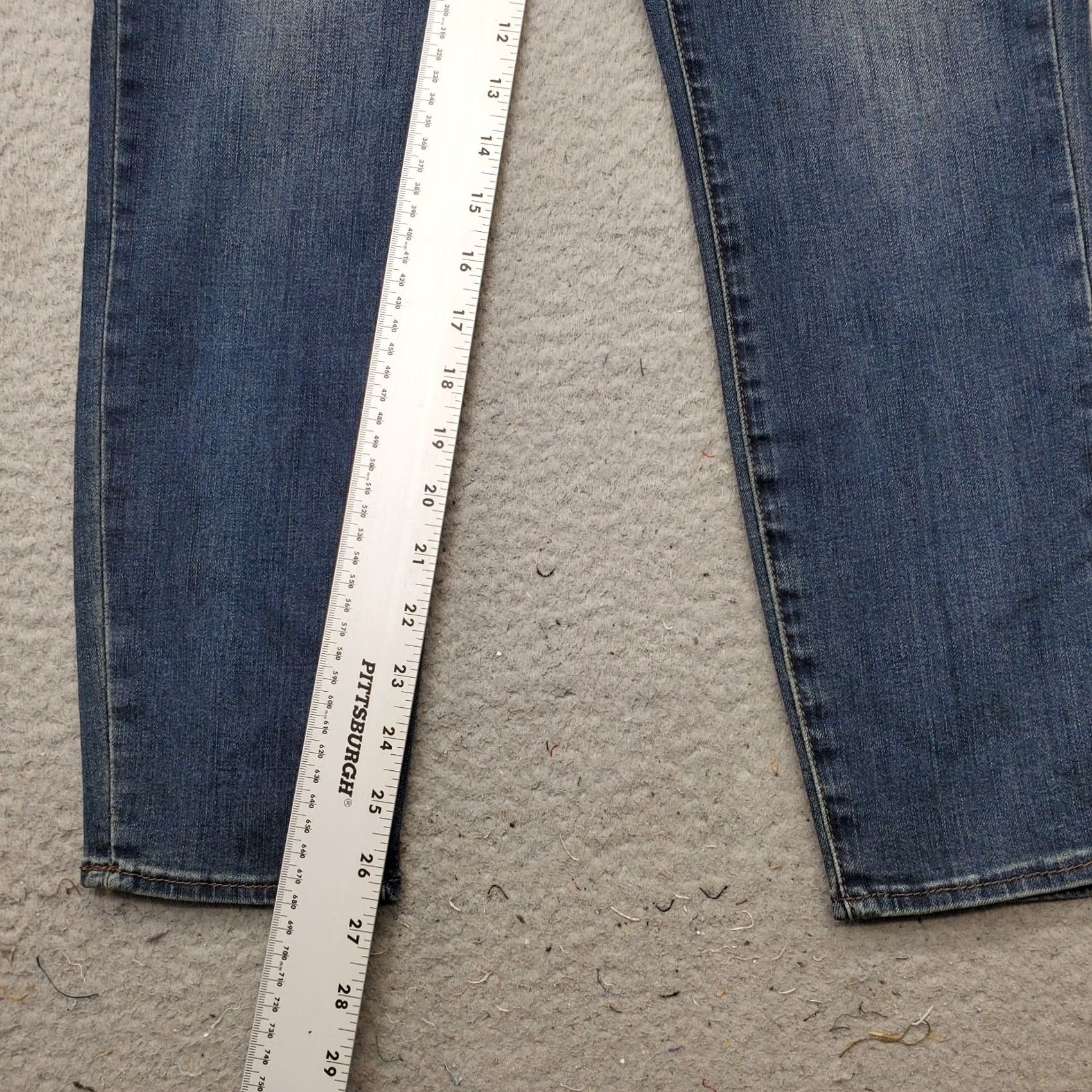 Vintage Articles Of Society Skinny Jeans Womens 31 Blue Denim 5-Pocket Design Jeans Size 24" / US 00 / IT 34 - 4 Thumbnail