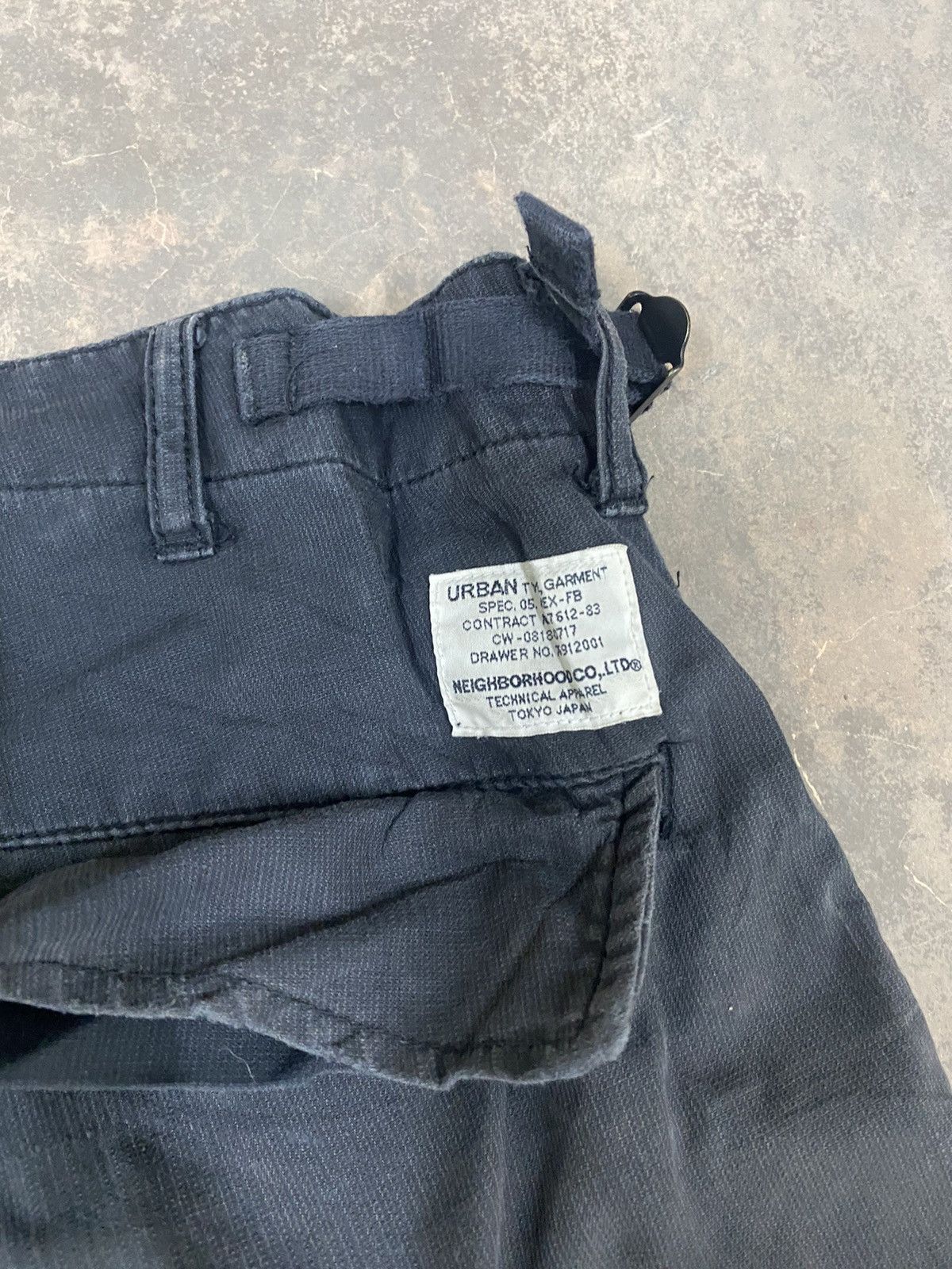 Neighborhood FADED NEIGHBORHOOD JAPAN CARGO PANTS LGB 90s Size US 34 / EU 50 - 17 Thumbnail