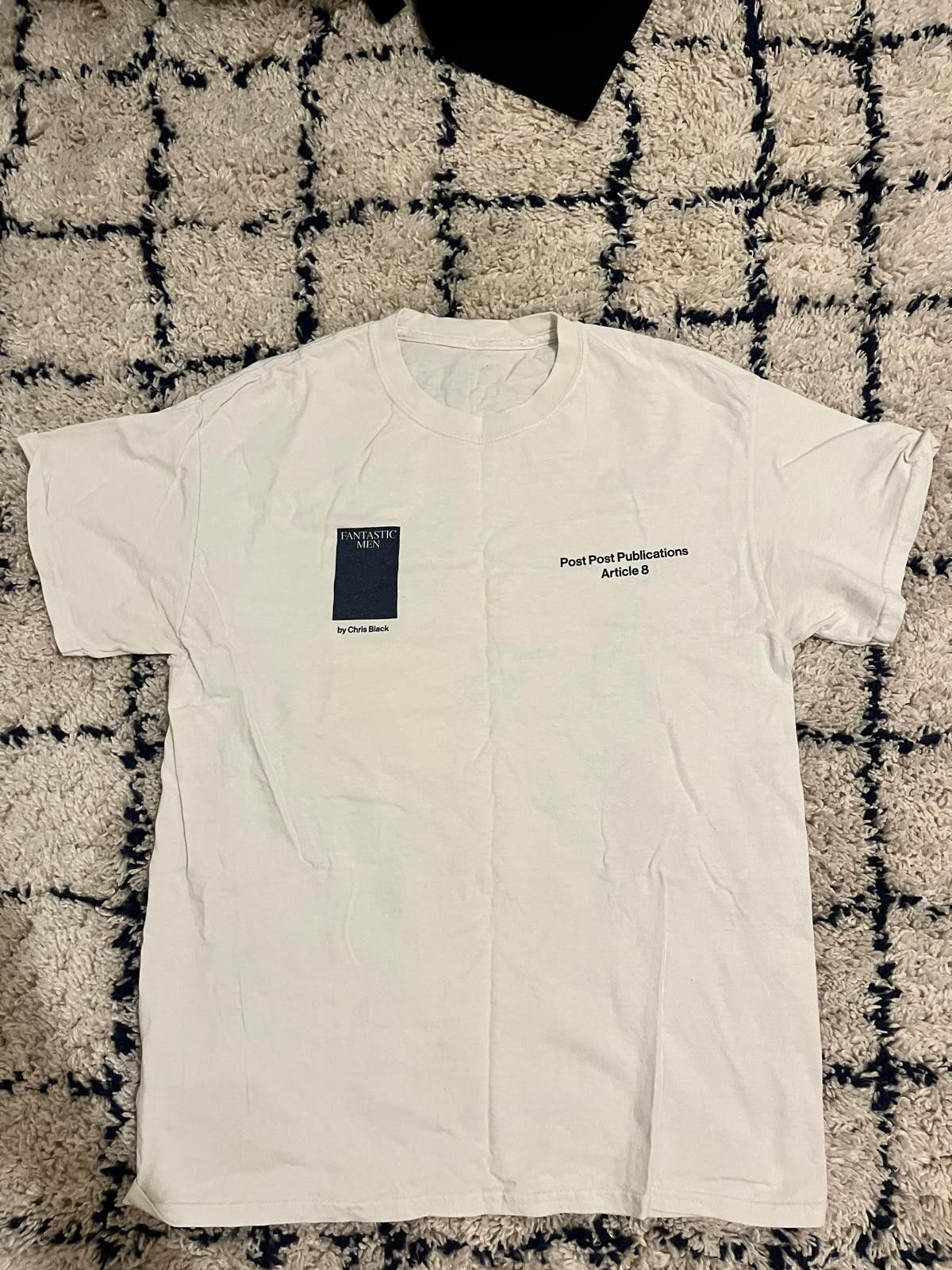 Dover Street Market PostPostWorks Tee Article 8, with Chris Black Size US M / EU 48-50 / 2 - 1 Thumbnail