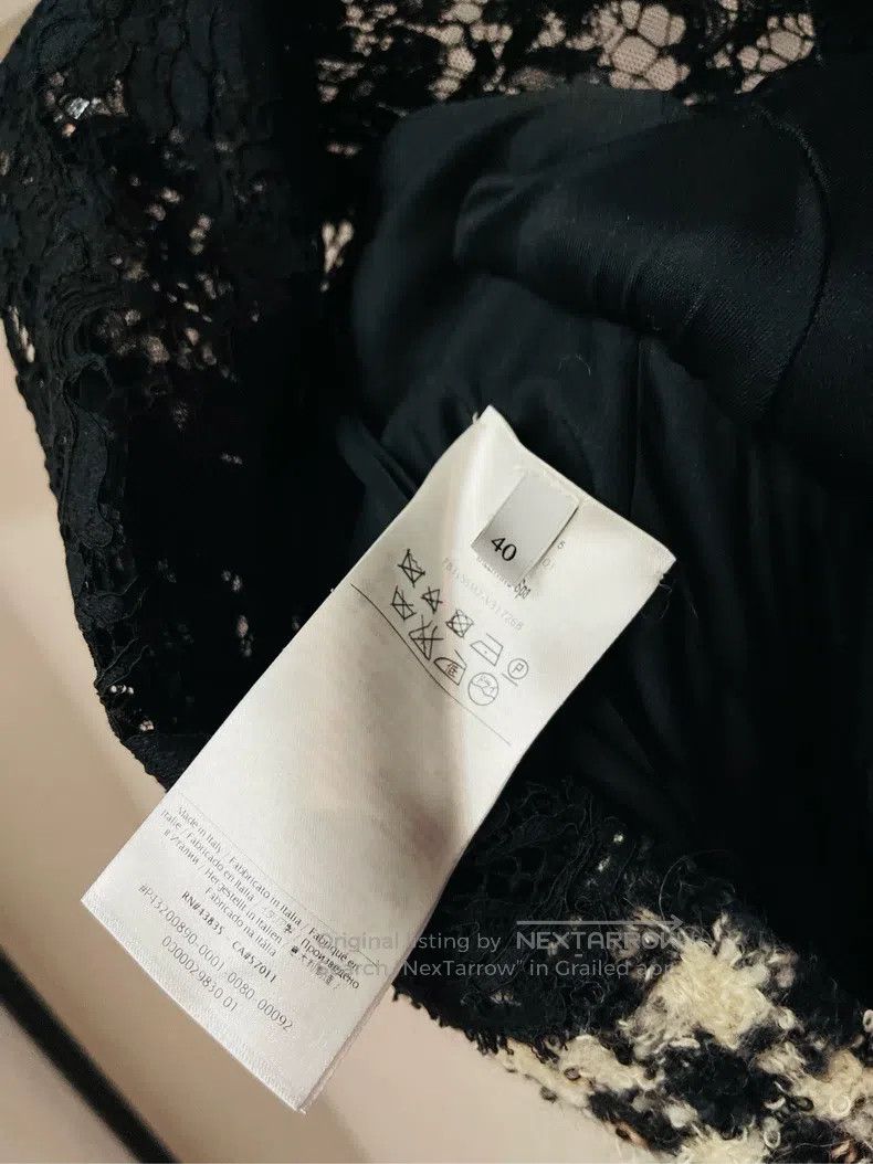 Valentino Valentino Lace wool tweed dress Size XS / US 0-2 / IT 36-38 - 3 Thumbnail