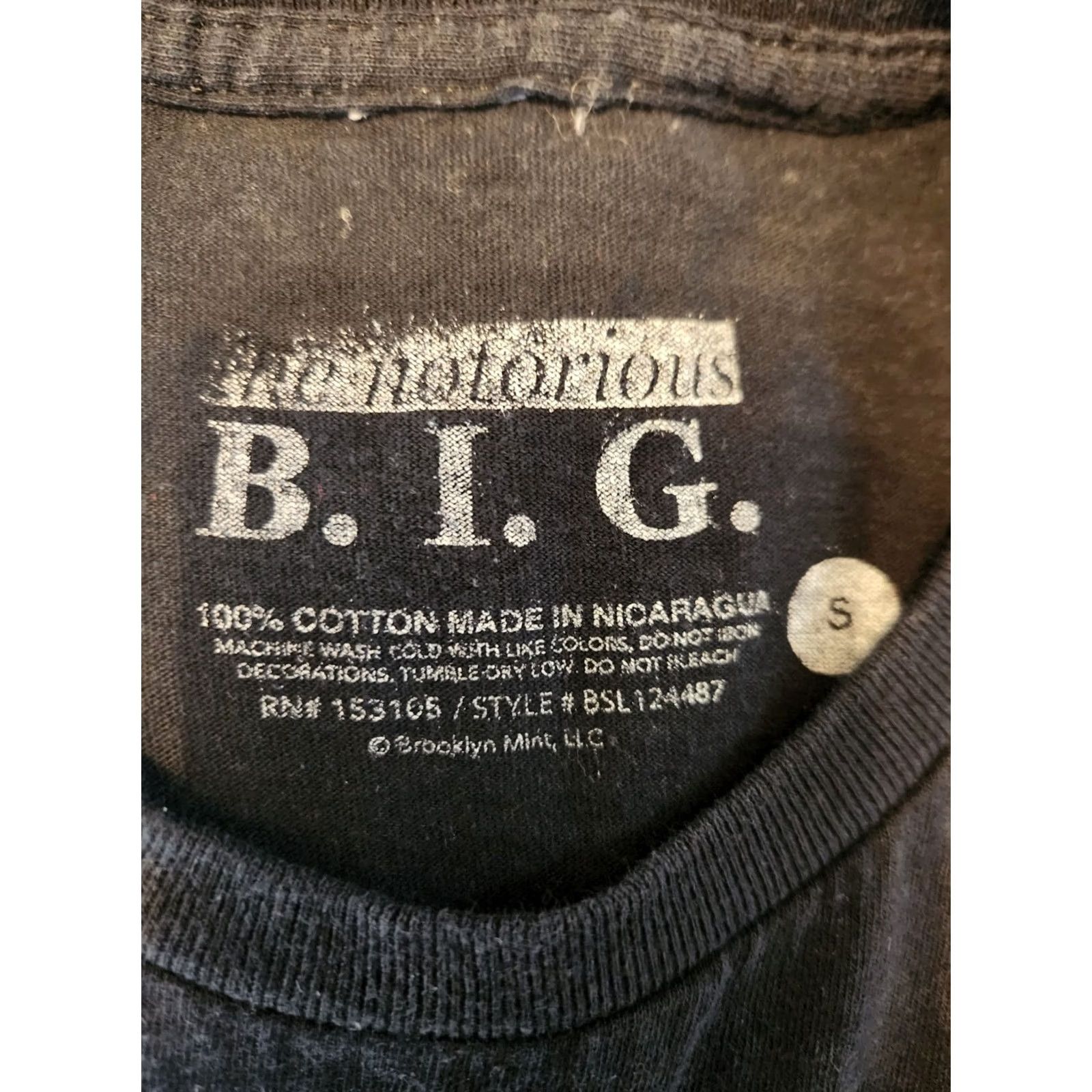 Alife The Notorious B.I.G. Biggie Smalls Life After Death Black Graphic T Shirt Size S Mens T-Shirt Graphic Tee Hip Hop Size US S / EU 44-46 / 1 - 2 Thumbnail