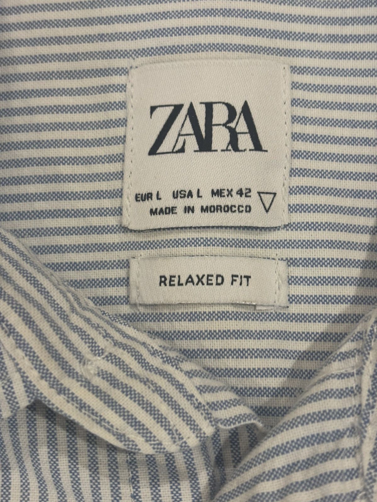 Zara Zara shirt.ms-16 Size US L / EU 52-54 / 3 - 4 Thumbnail