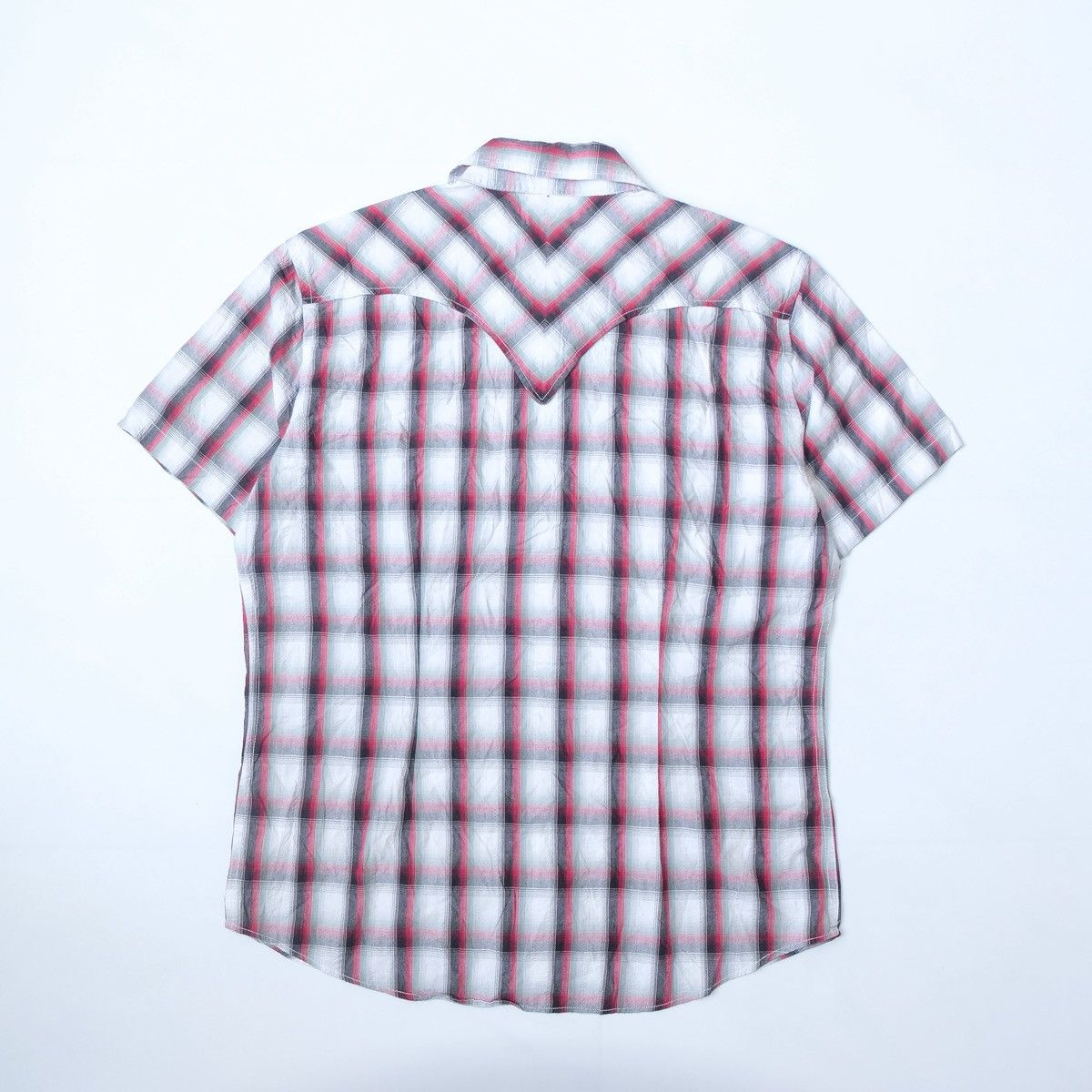 291295=Homme 291295=Homme plaid button-up shirt Size US M / EU 48-50 / 2 - 2 Thumbnail