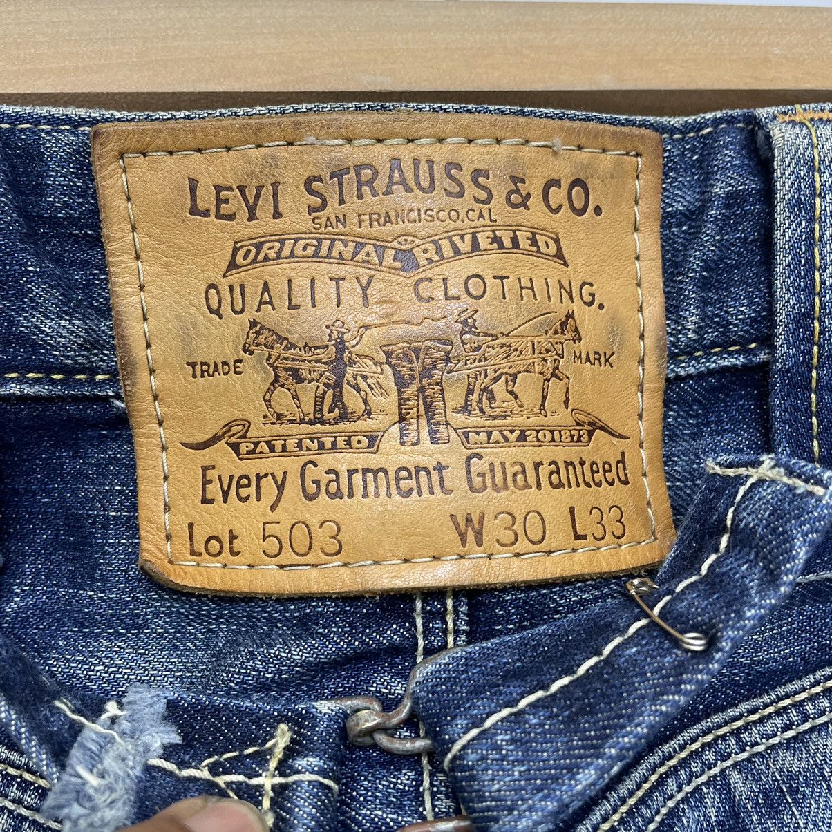 Le Grande Bleu (L.G.B.) 🫴🏻Vintage Levis Denim Jeans Size US 32 / EU 48 - 12 Thumbnail