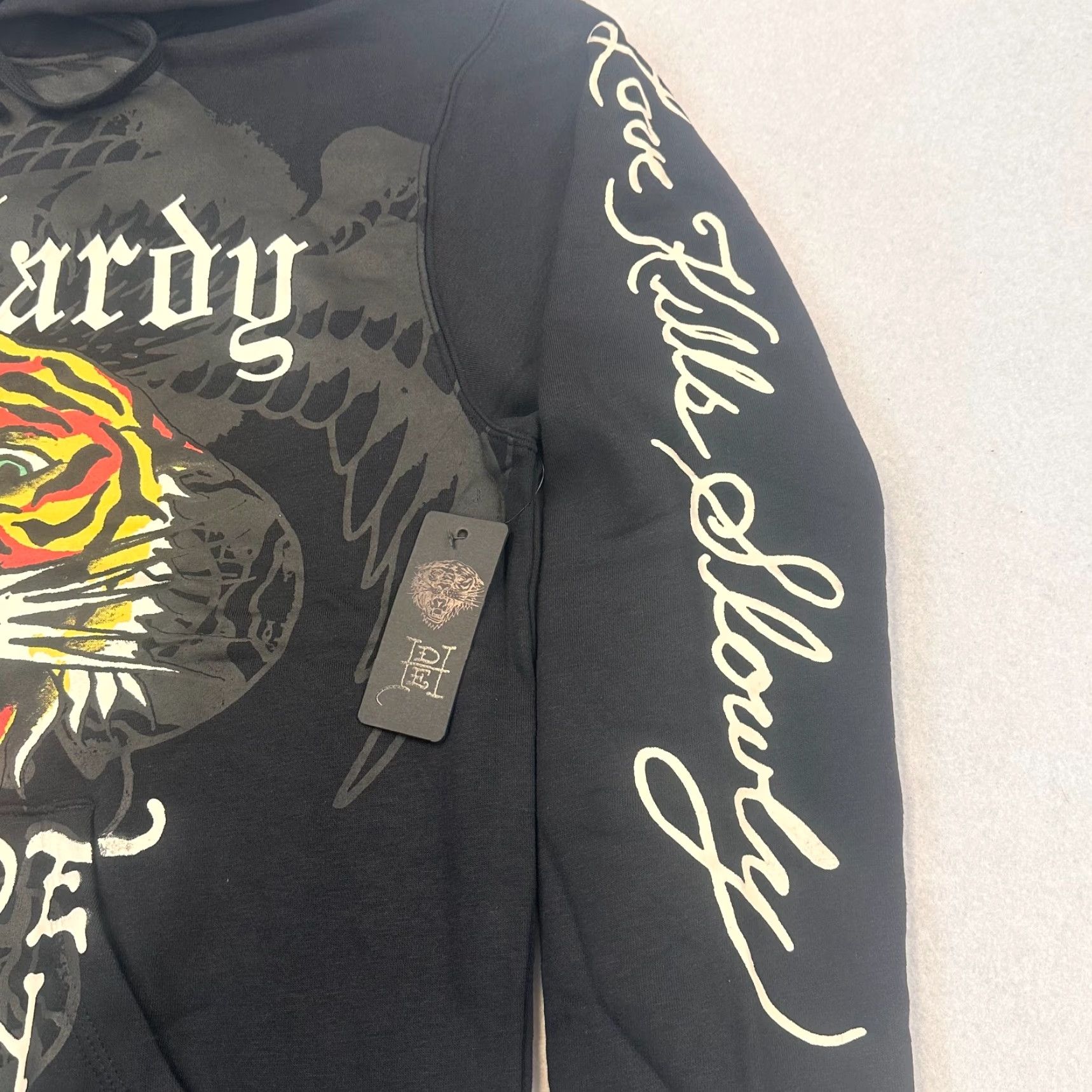 Ed Hardy Ed Hardy Y2K Snake Eagle AOP Double Sided Graphic Pullover Hoodie Men XL Multicolor Size US XL / EU 56 / 4 - 4 Thumbnail