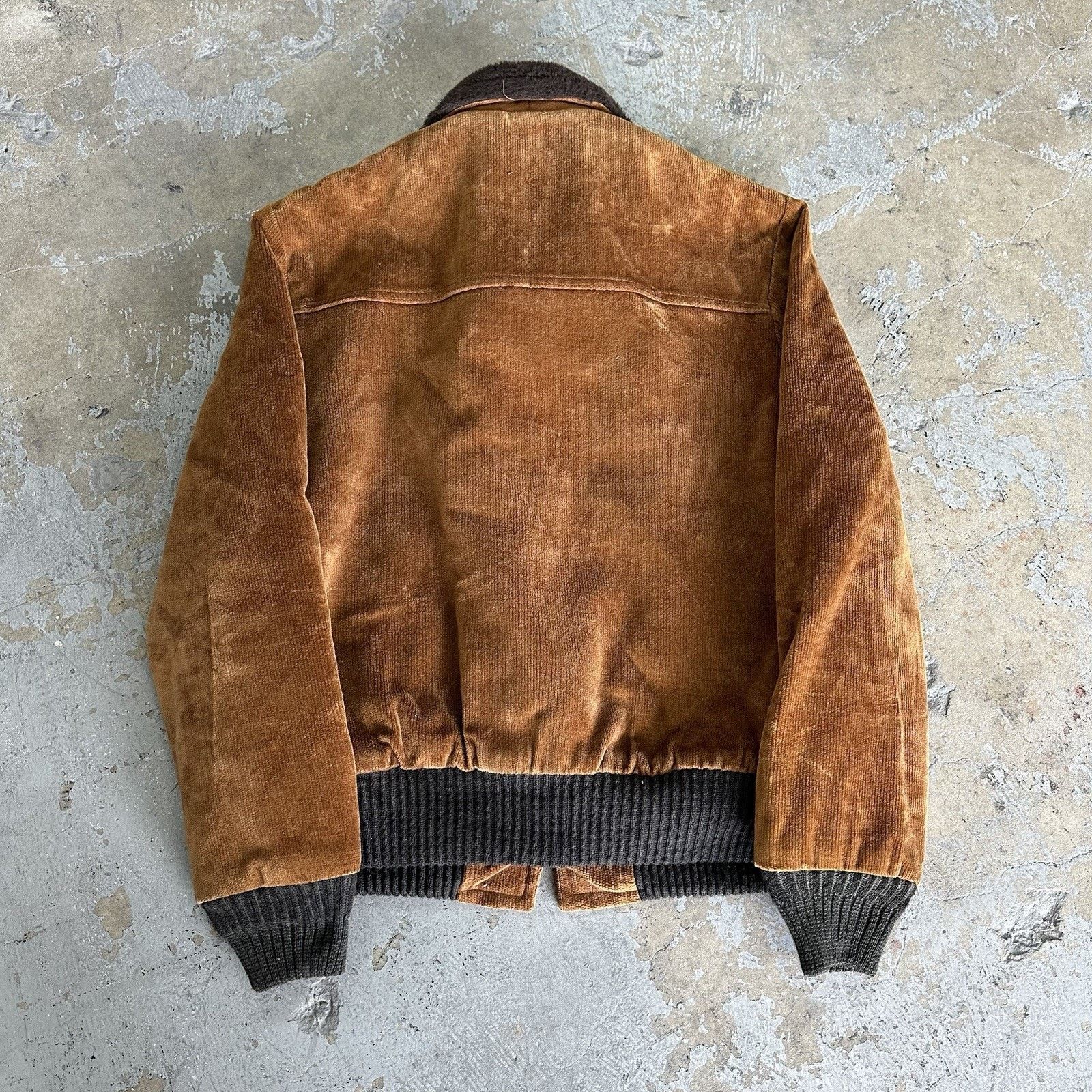 Vintage × William Barry Vintage 70s William Barry Struggle Wear A-2 Corduroy Jacket Size US M / EU 48-50 / 2 - 4 Thumbnail