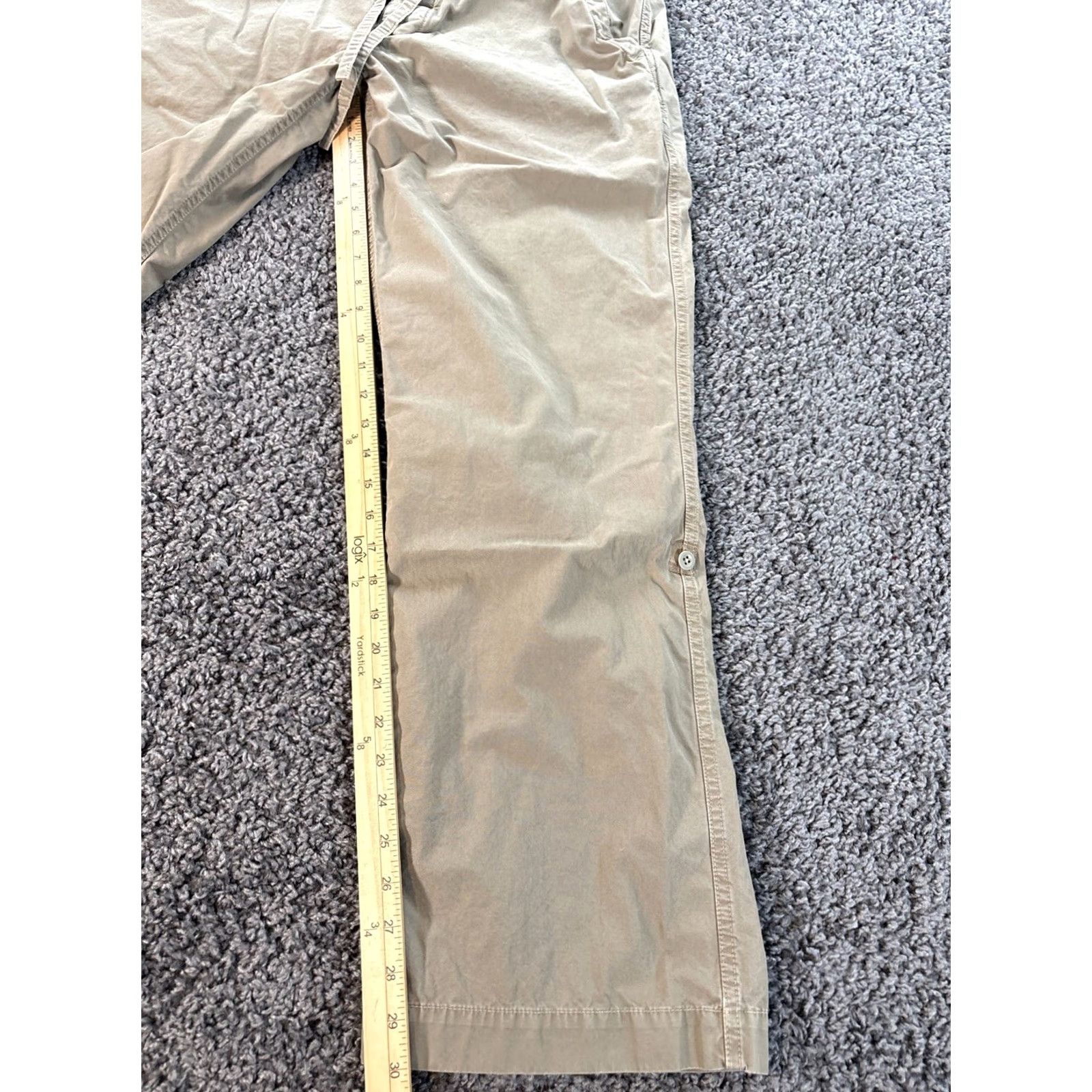 Gap VINTAGE Gap Pants Mens 34x30 Brown Baggy Button Fly Canvas 90s Relaxed Chino Mens Brown Canvas Baggy 90s Gap Pants 34x30 Size US 34 / EU 50 - 2 Thumbnail
