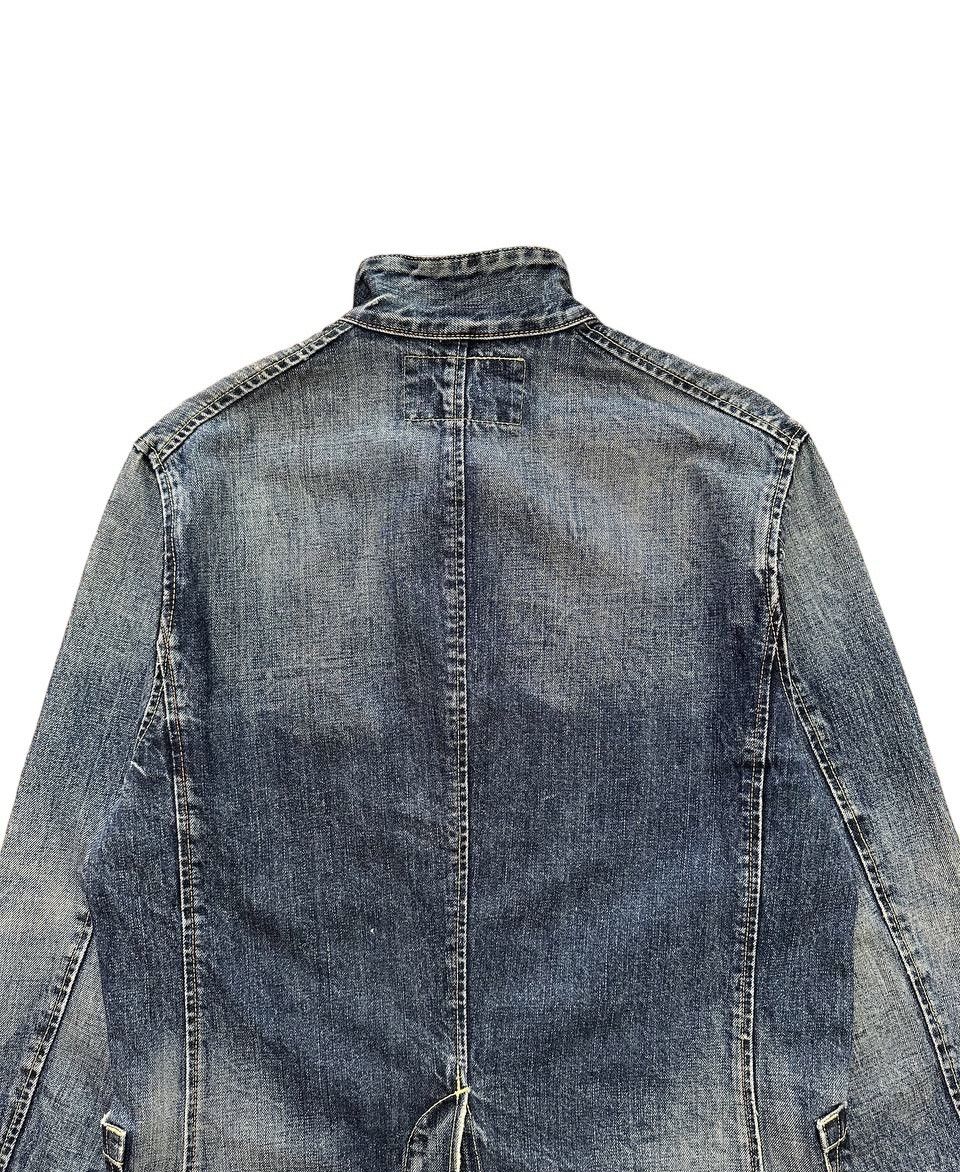 Levi's Vintage Clothing Levis Thrashed Sun Faded Denim Jacket Size US S / EU 44-46 / 1 - 11 Thumbnail