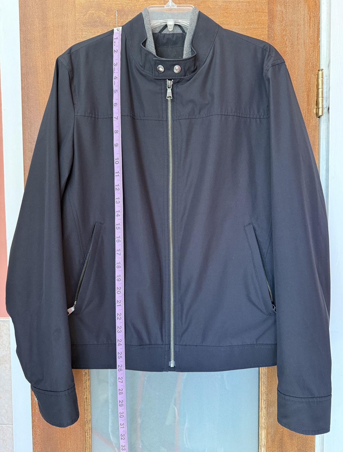 Banana Republic Banana Republic Men’s Black Bomber Lined Aviation Jacket M Size US M / EU 48-50 / 2 - 4 Thumbnail