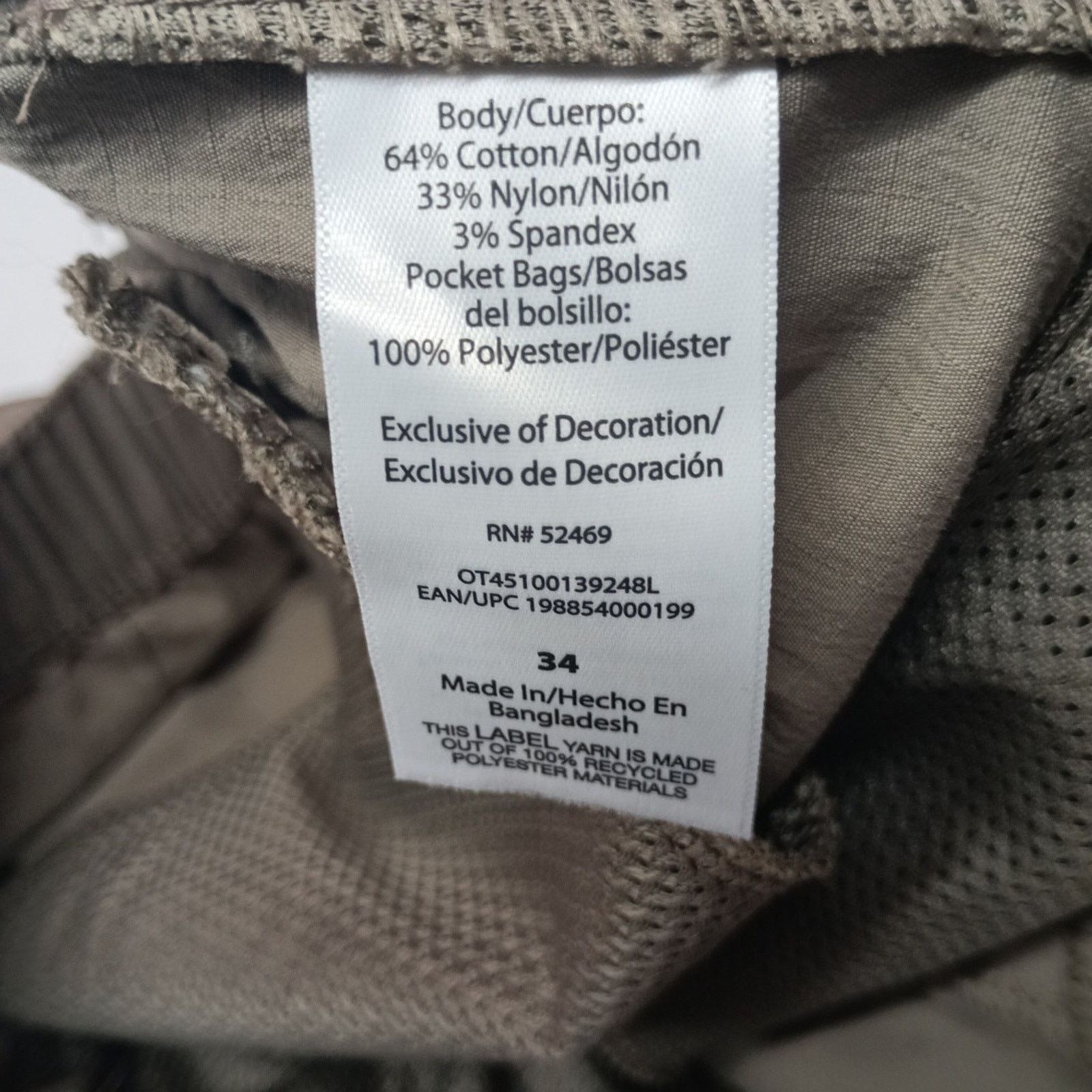 Other Ozark Trail Zip Off Convert Cargo Pants Men's Sz 34x30 Taupe Size US 34 / EU 50 - 8 Thumbnail