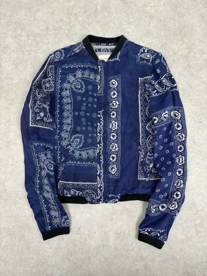 Polo Ralph Lauren 2010s Ralph Lauren Denim & Supply Bandana Patchwork Light Jacket Size S / US 4 / IT 40 - 1 Thumbnail