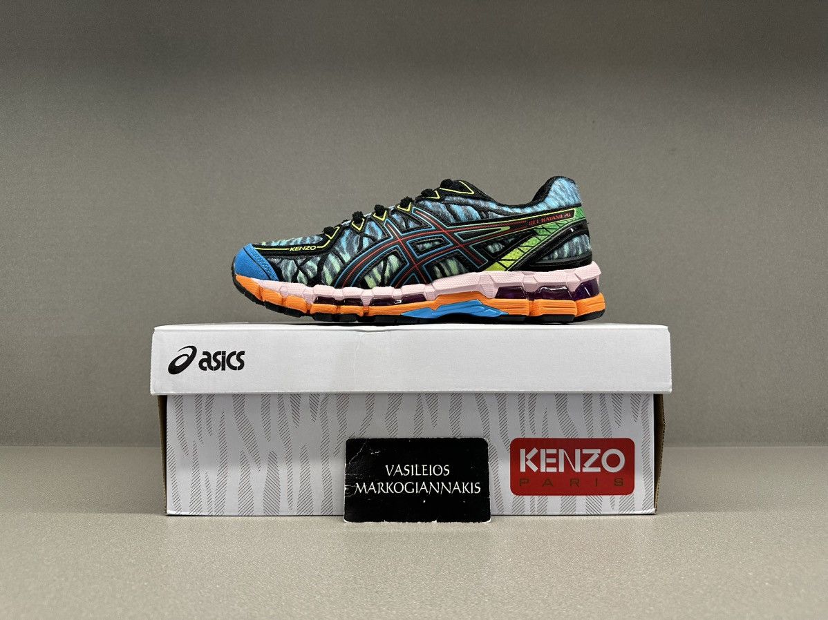 Asics × Kenzo ASICS Gel-Kayano 20 KENZO Digital Aqua Size US 5 / IT 35 - 1 Thumbnail