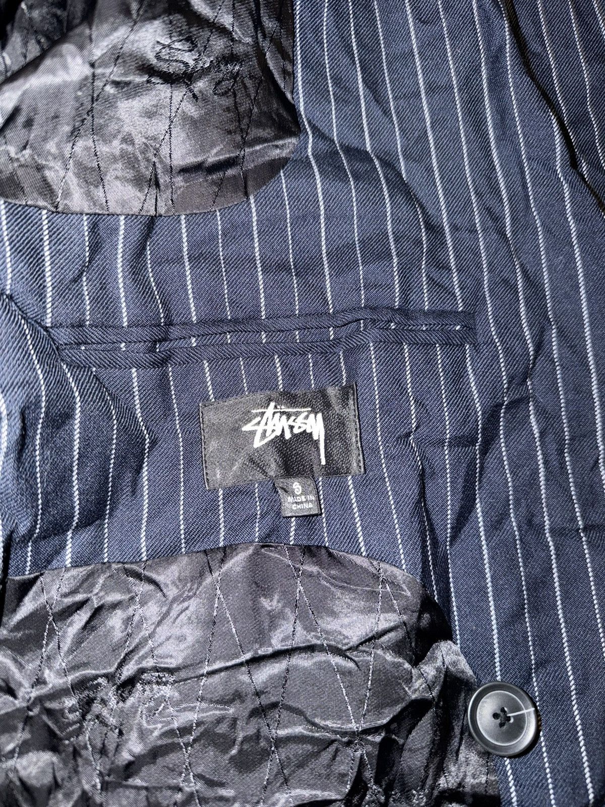Stussy Stussy Pinstripe Blazer Size 48R - 7 Thumbnail