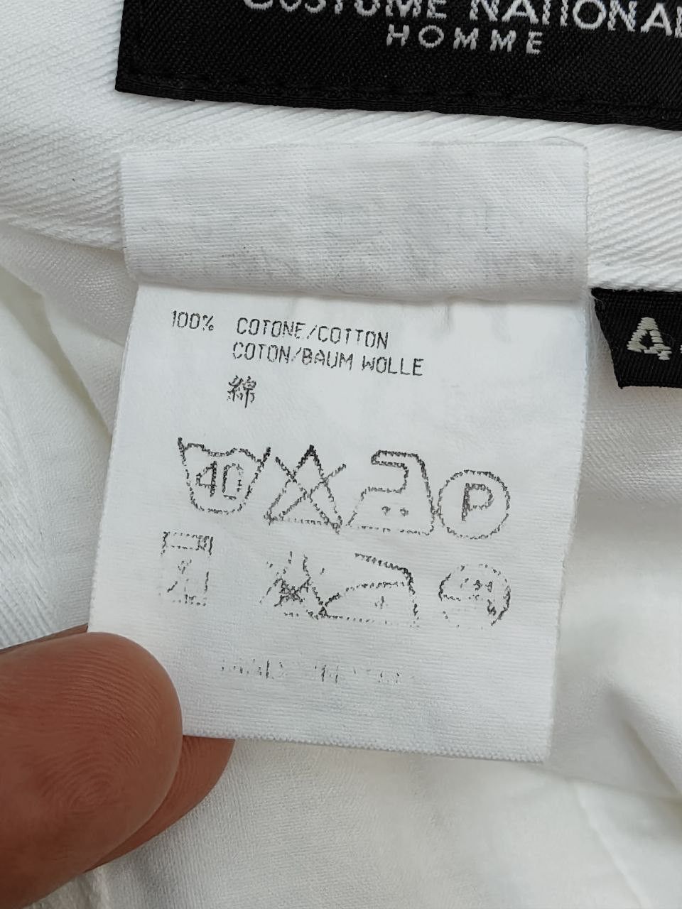 Costume National Costume National Homme White Crop Pant Size US 29 - 5 Thumbnail
