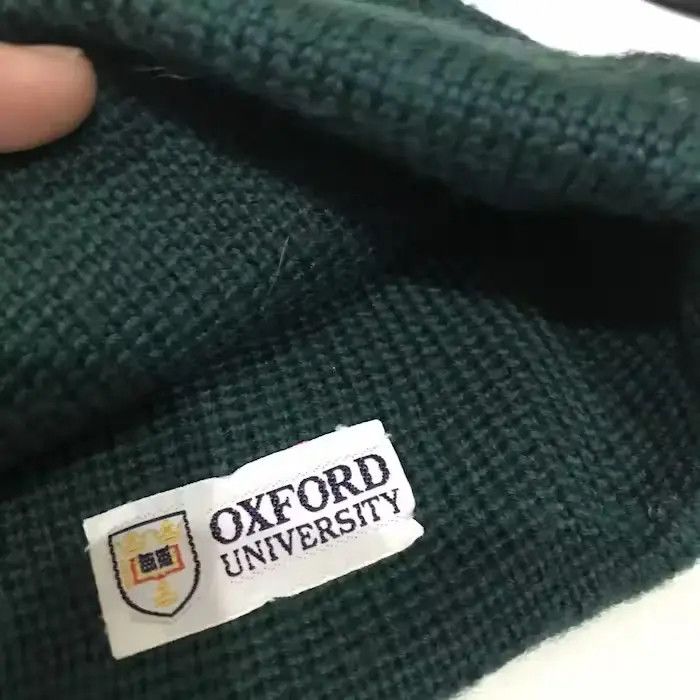 Vintage Oxford University Plain Beanie Hat Size ONE SIZE - 5 Thumbnail