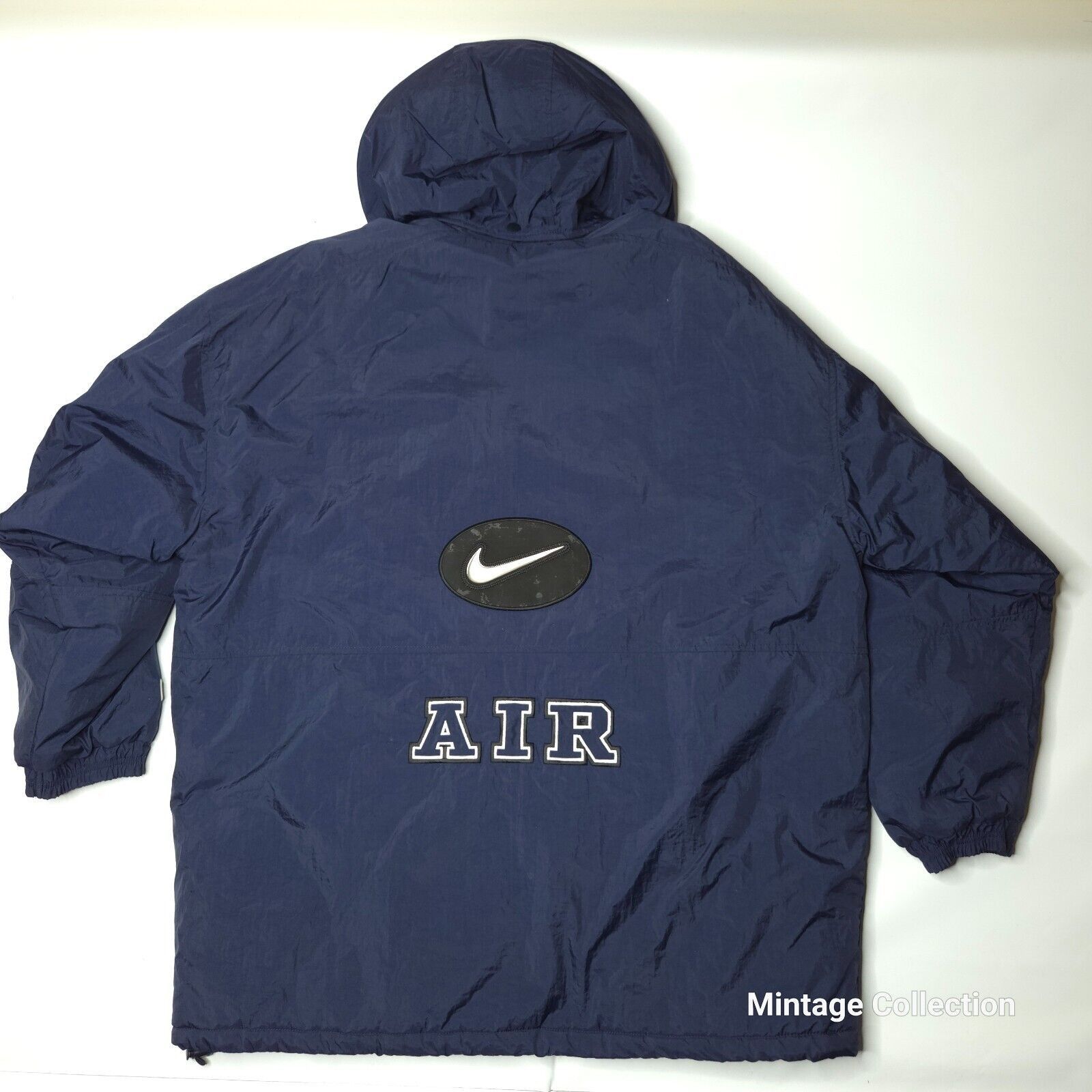 VINTAGE NIKE AIR NYLON HOODED INSULATED WINDBREAKER JACKET