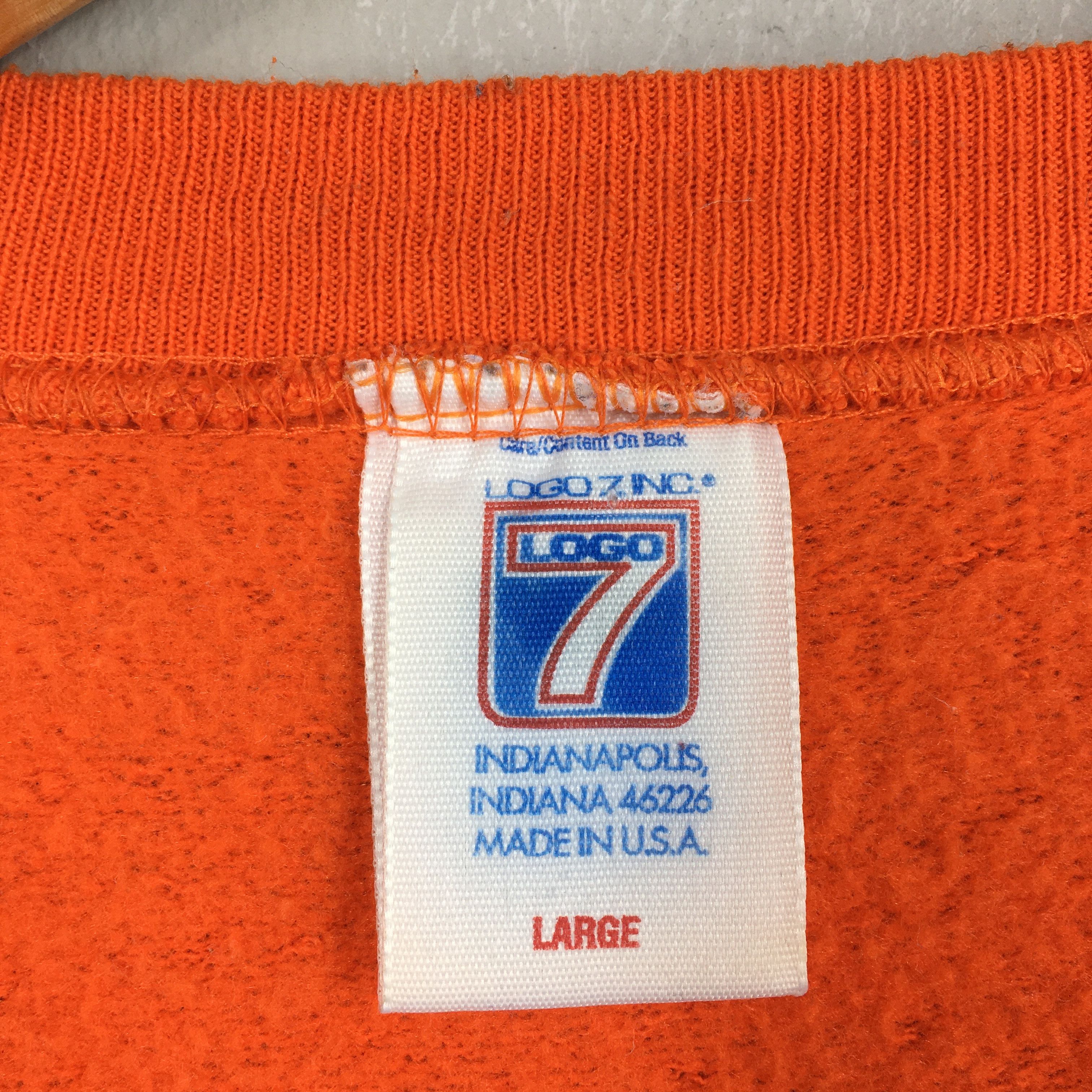 NFL Vintage Denver Broncos Rugby NFL Orange Sweatshirt Large Size US L / EU 52-54 / 3 - 4 Thumbnail