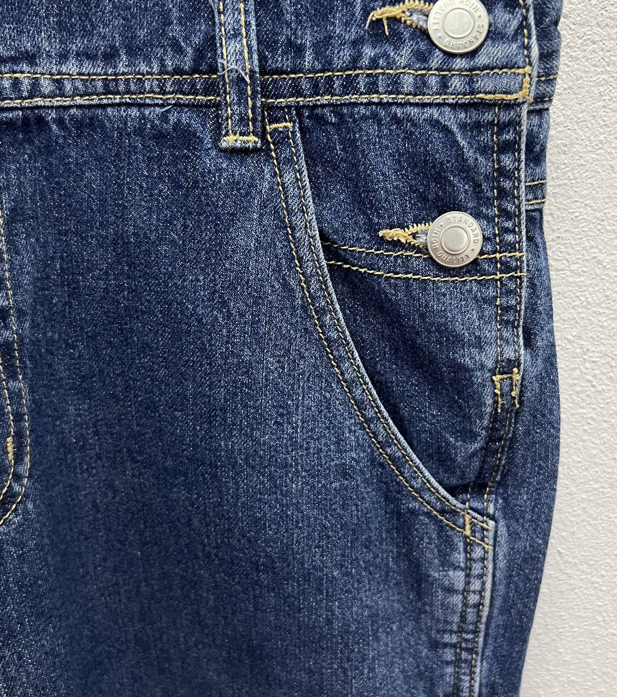 Japanese Brand × Vintage Vintage Y2K style COLZA Medium Denim Overalls Size US 34 / EU 50 - 8 Thumbnail