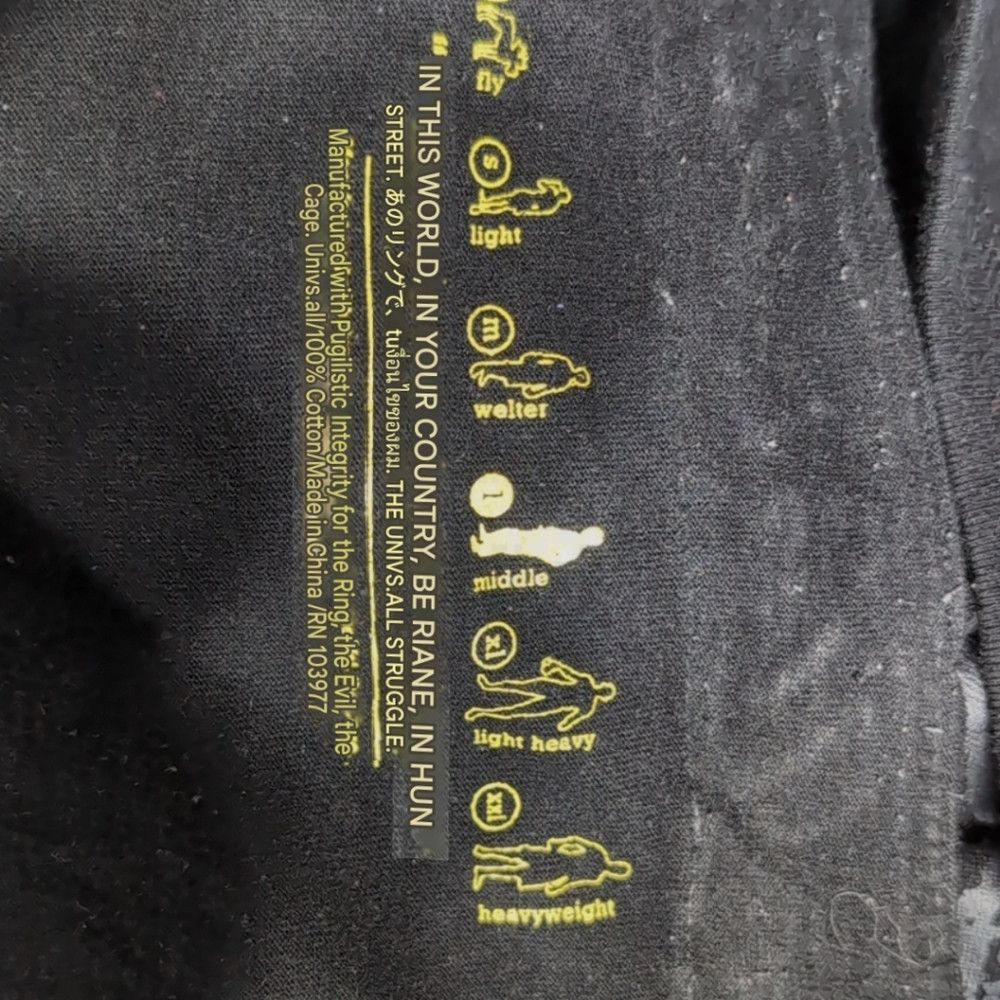Other Envision Univsallembassy MMA Sz K Men's Black T-Shirt with Size US L / EU 52-54 / 3 - 7 Thumbnail