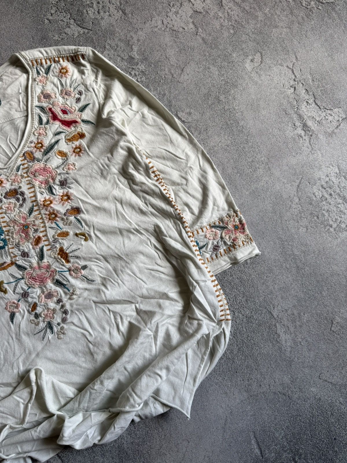 Johnny Was Johnny Was XS knitwear flowers shirt blouse pullover jumper Size XS / US 0-2 / IT 36-38 - 4 Thumbnail