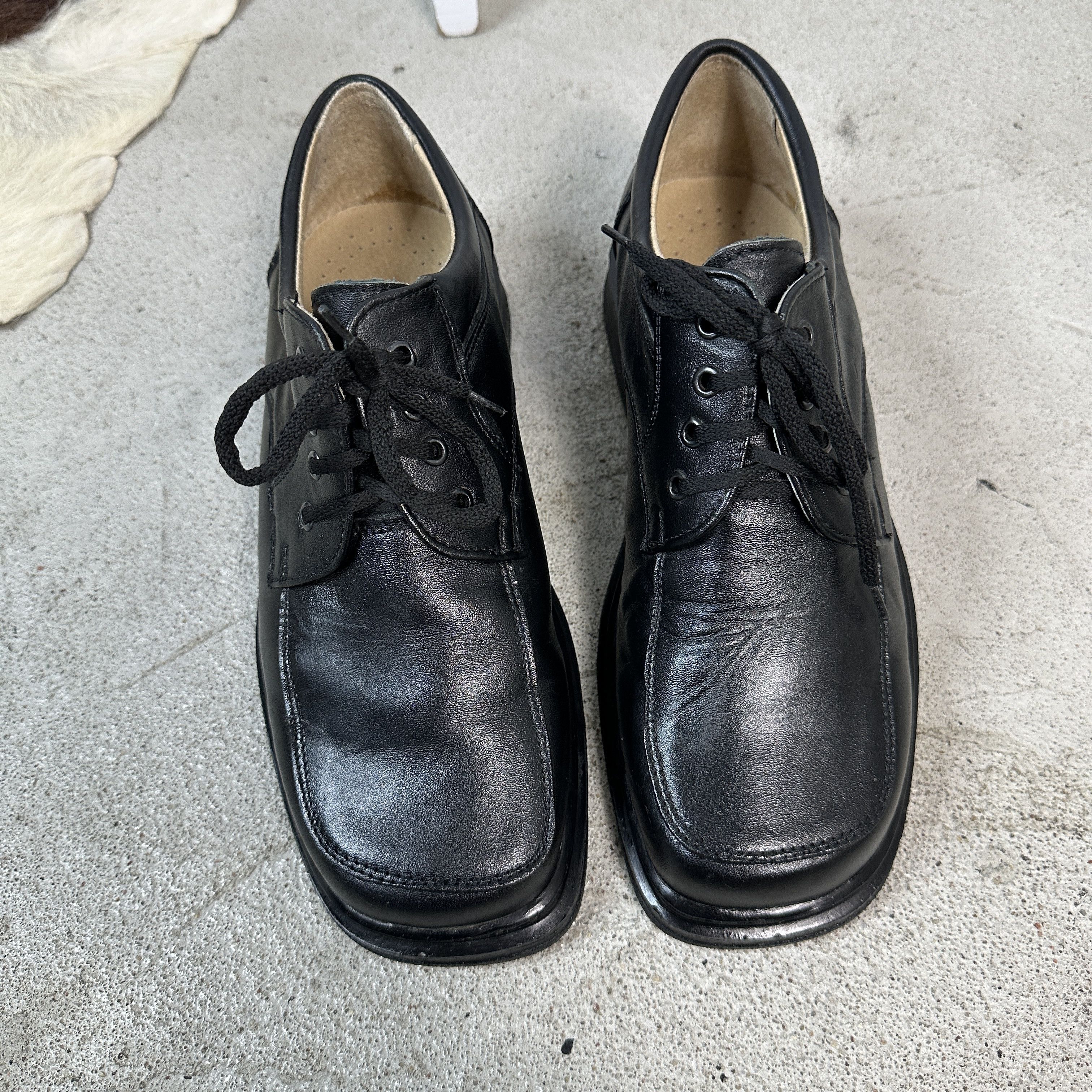 Vintage Vintage Y2K Leather Elegant Derby Square Toe Vintage Shoes Size US 7 / EU 40 - 7 Thumbnail