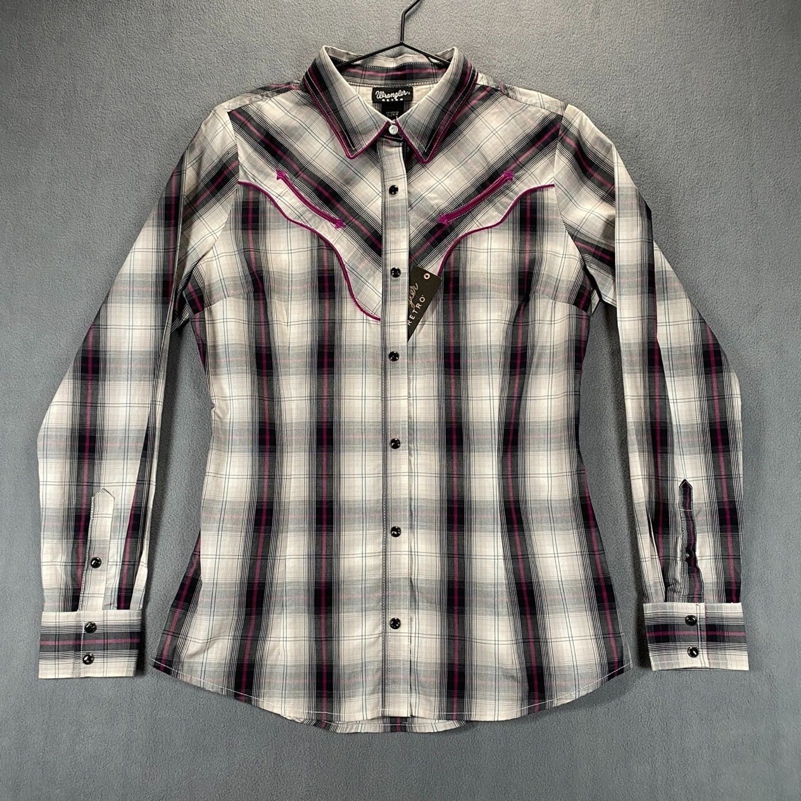 Wrangler Wranglers Retro Snap Button Shirt - S Size S / US 4 / IT 40 - 1 Thumbnail