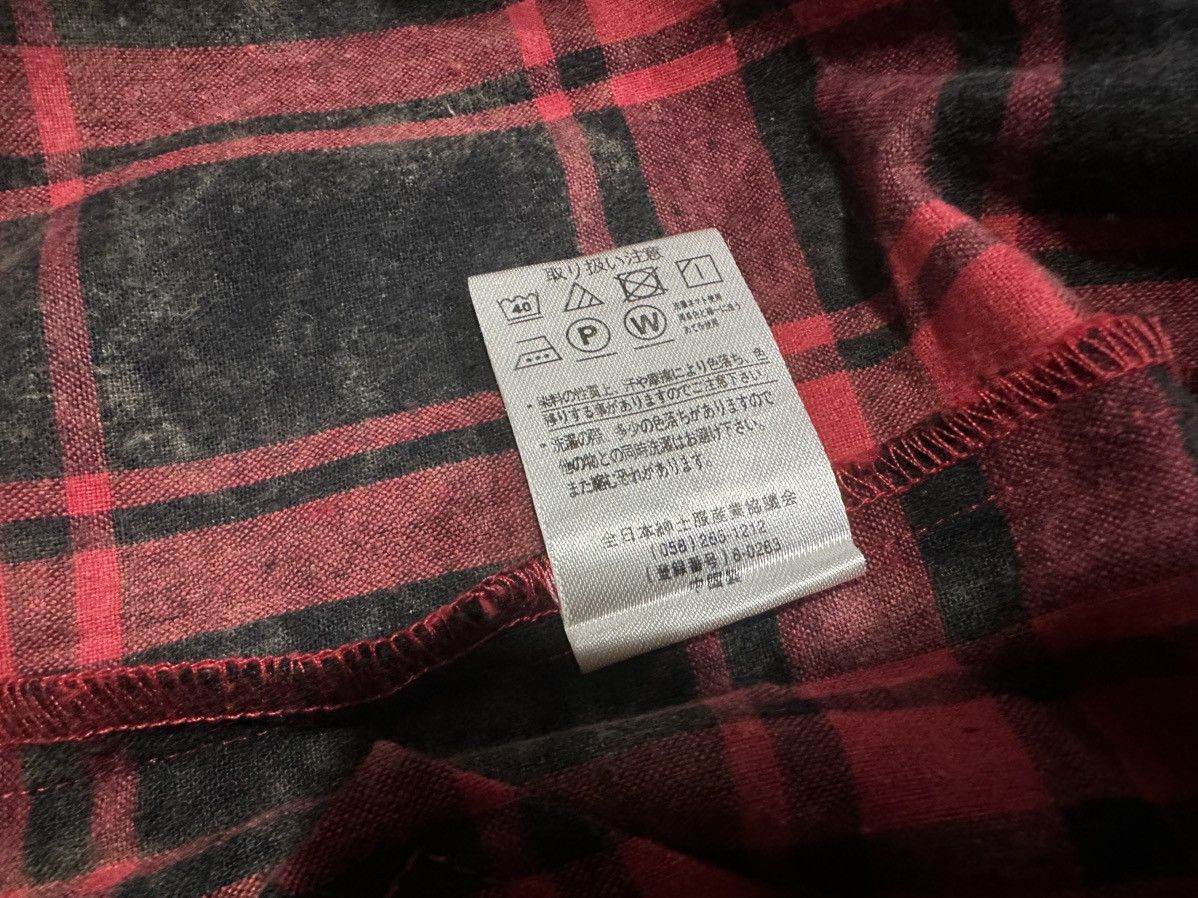 Hysteric Glamour × If Six Was Nine × Japanese Brand 🔥Sick Y2K Bike Star Dust Flannel Shirt Punk Size US L / EU 52-54 / 3 - 8 Thumbnail