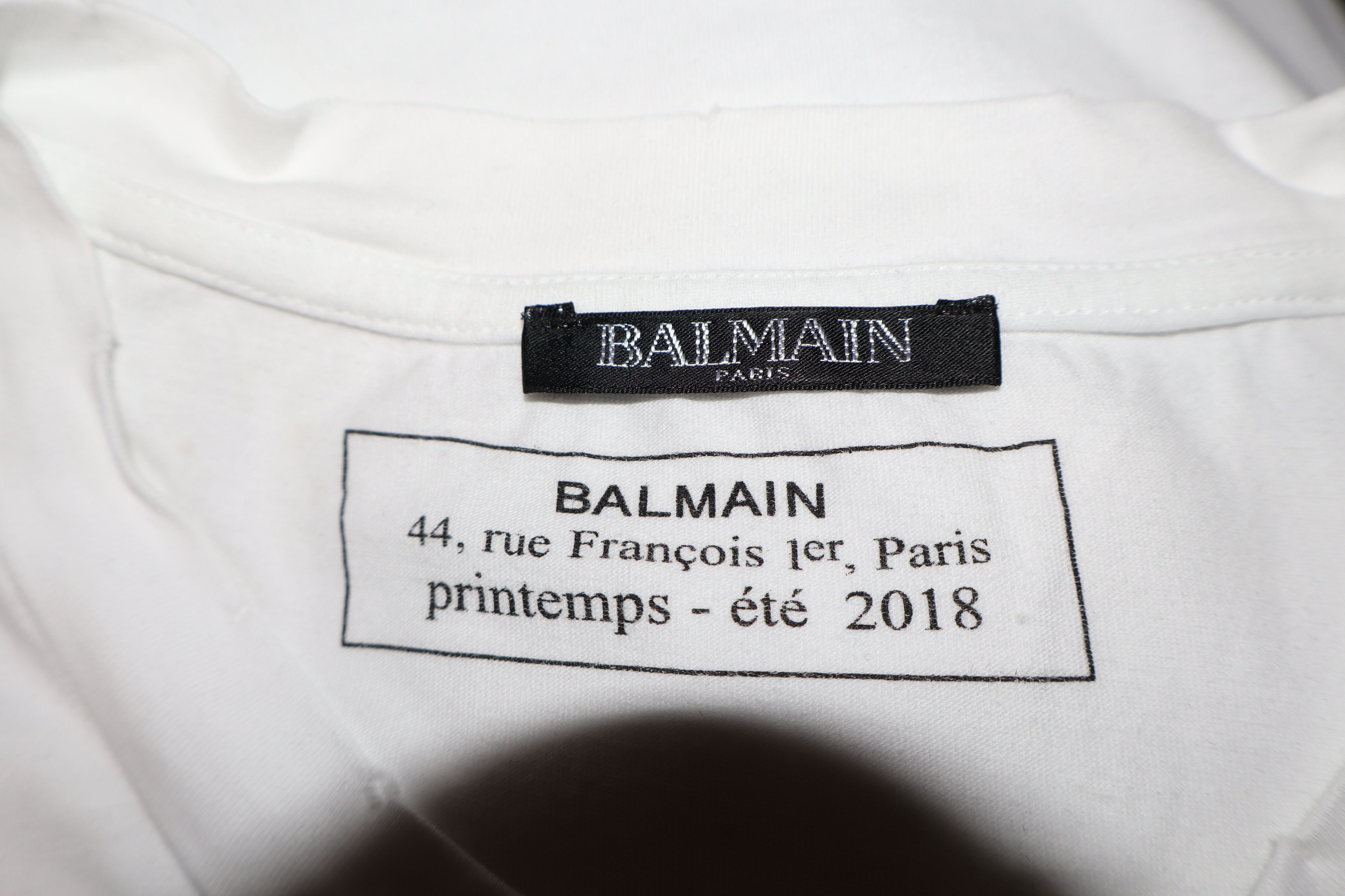 Balmain Destroy flock print -tshirt Size US M / EU 48-50 / 2 - 11 Thumbnail