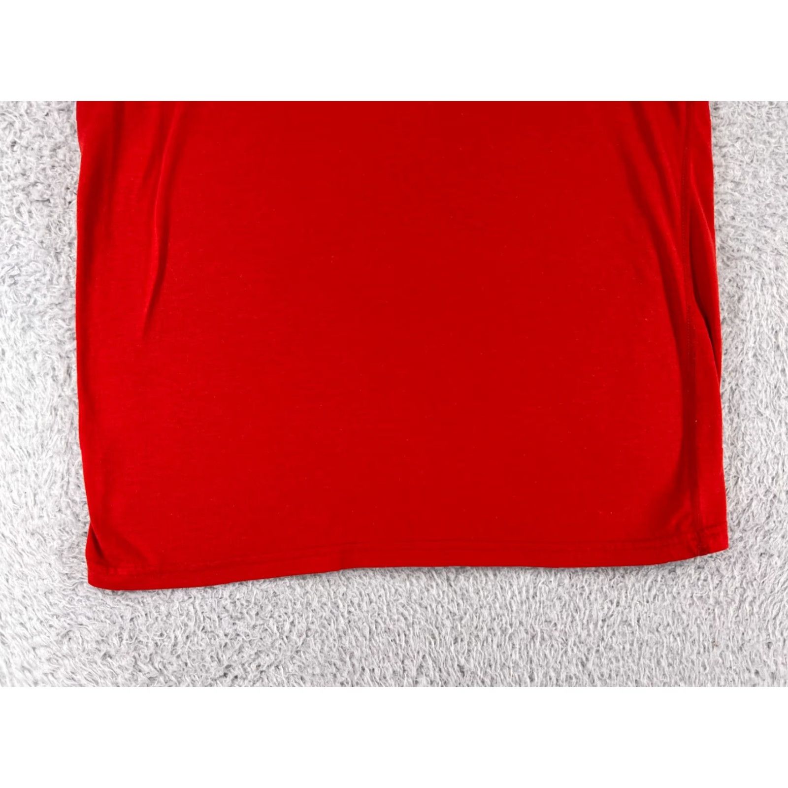 Adidas Adidas Shirt Men Medium Red Logo Short Sleeve Crew Neck Polyester Blend Size US M / EU 48-50 / 2 - 6 Thumbnail