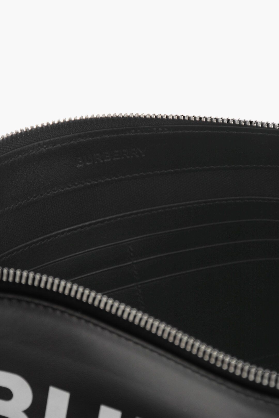Burberry og1mm1125 Size: OS / Leather Clutch in Black/White Size ONE SIZE - 4 Thumbnail