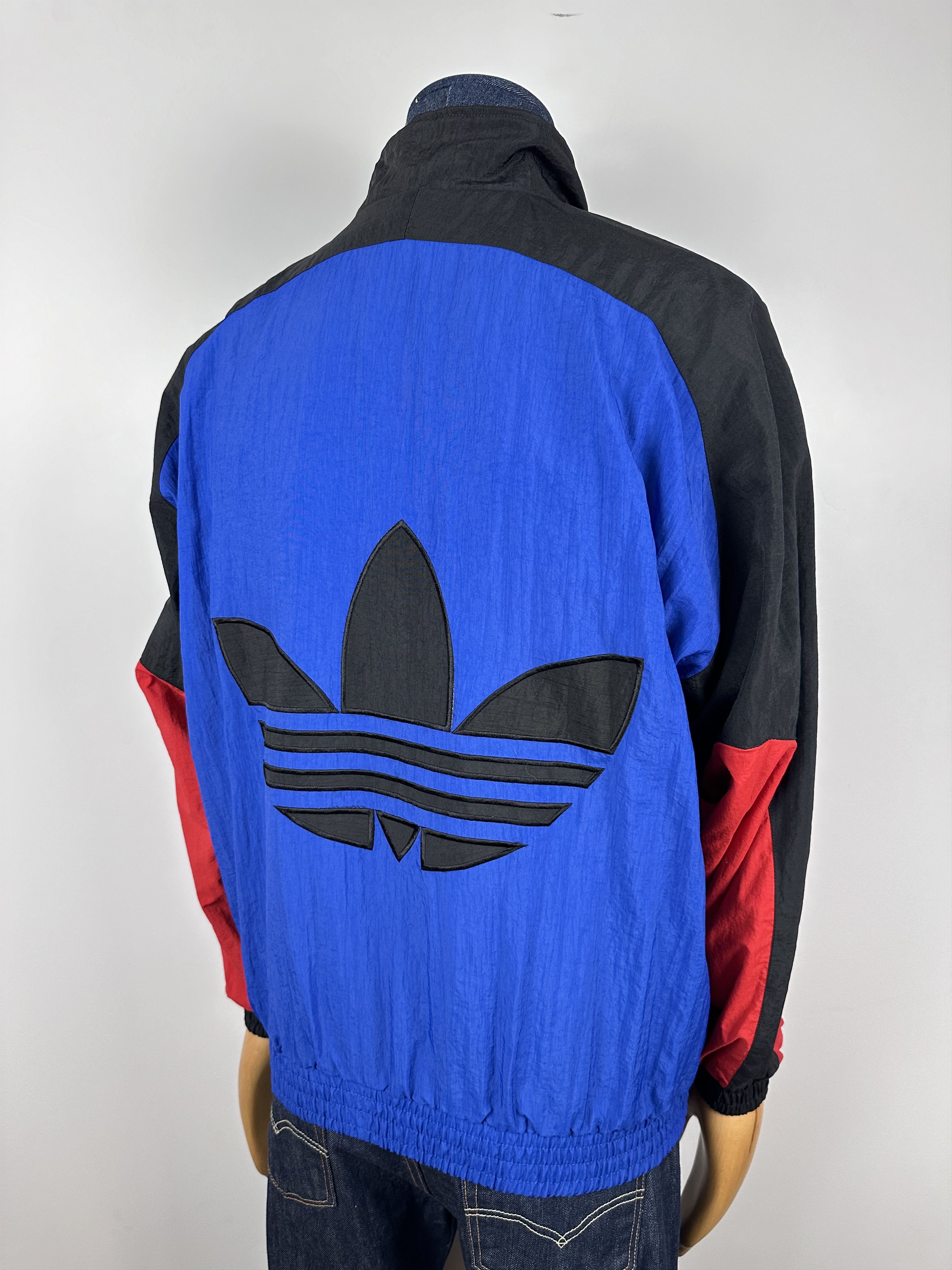 Adidas × Vintage Adidas Vintage 90s Nylon Bomber Track Top Jacket Size US M / EU 48-50 / 2 - 1 Thumbnail