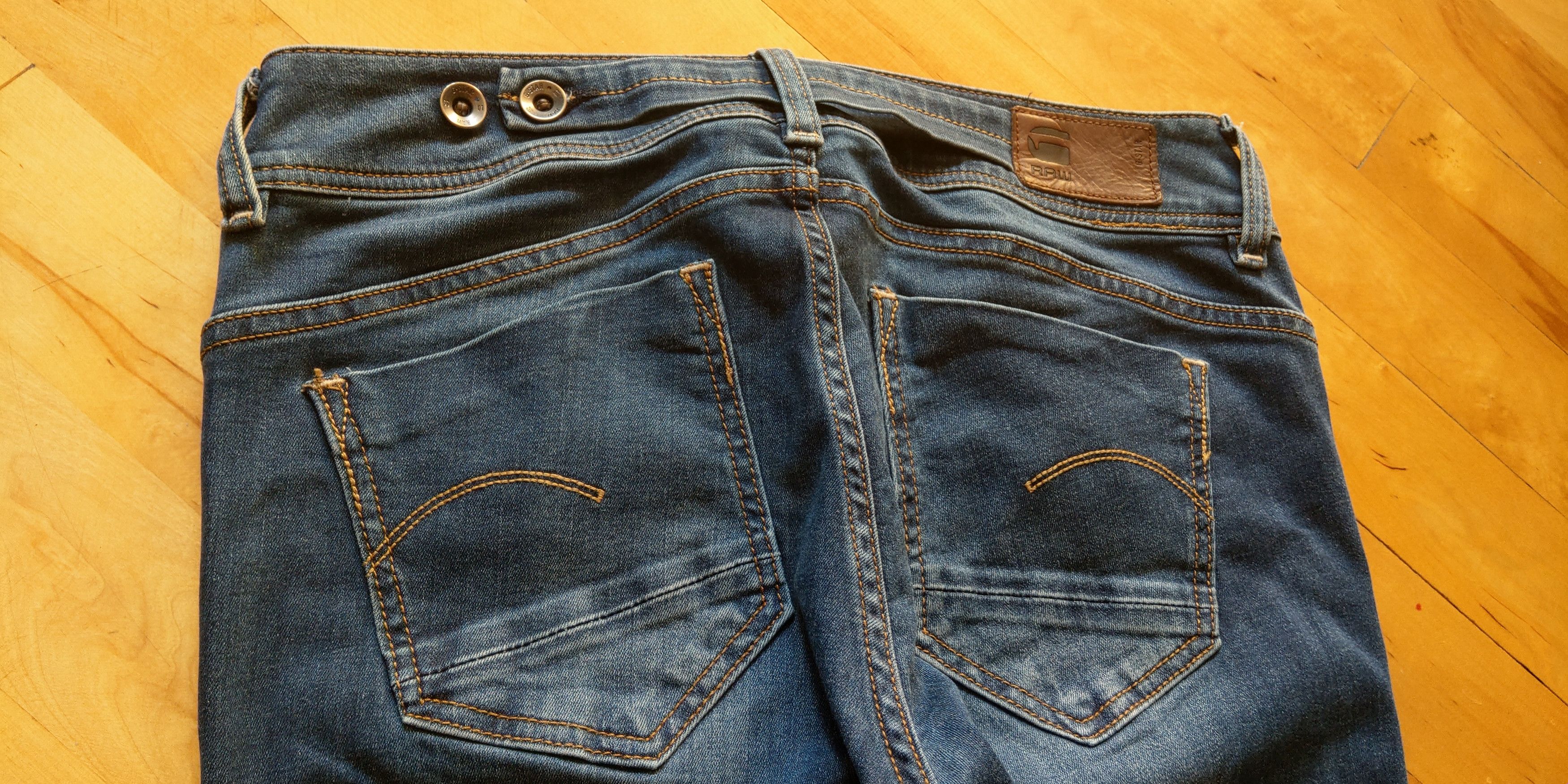 G-Star Flared Bootcut Skinny Stacked Pants Bell Bottom Denim G-STAR Size US 31 - 10 Thumbnail