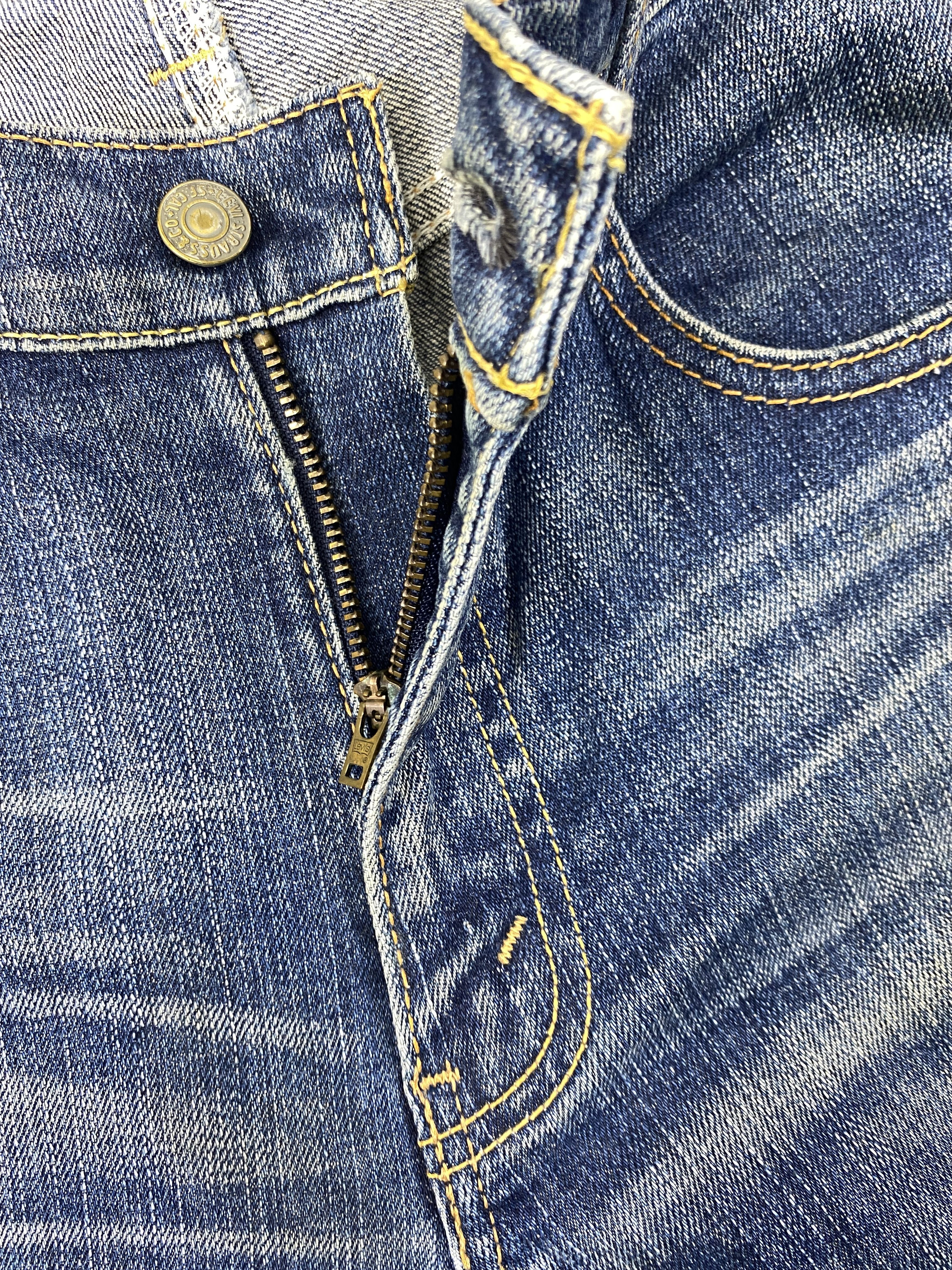 Levi's Distressed Blue Vintage Levi's 705 34x34 Denim -JN2034 Size US 34 / EU 50 - 6 Thumbnail