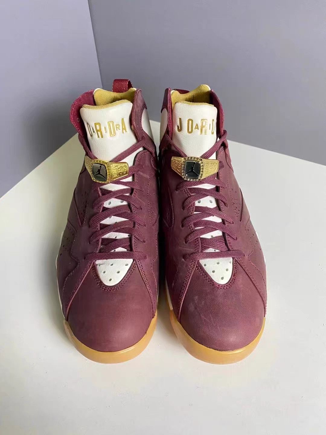 Jordan Brand Air Jordan 7 Championship Burgundy Basketball Shoes K15 Size US 11 / EU 44 - 2 Thumbnail