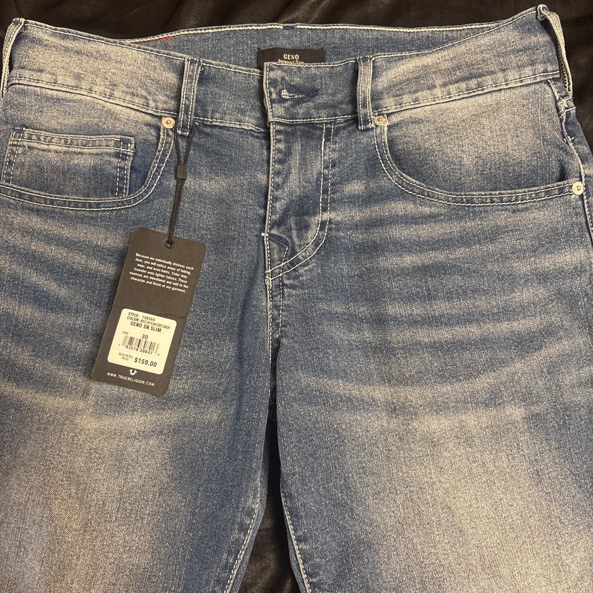 True Religion True Religion light wash denim jeans with a relaxed fit Size US 30 / EU 46 - 6 Thumbnail