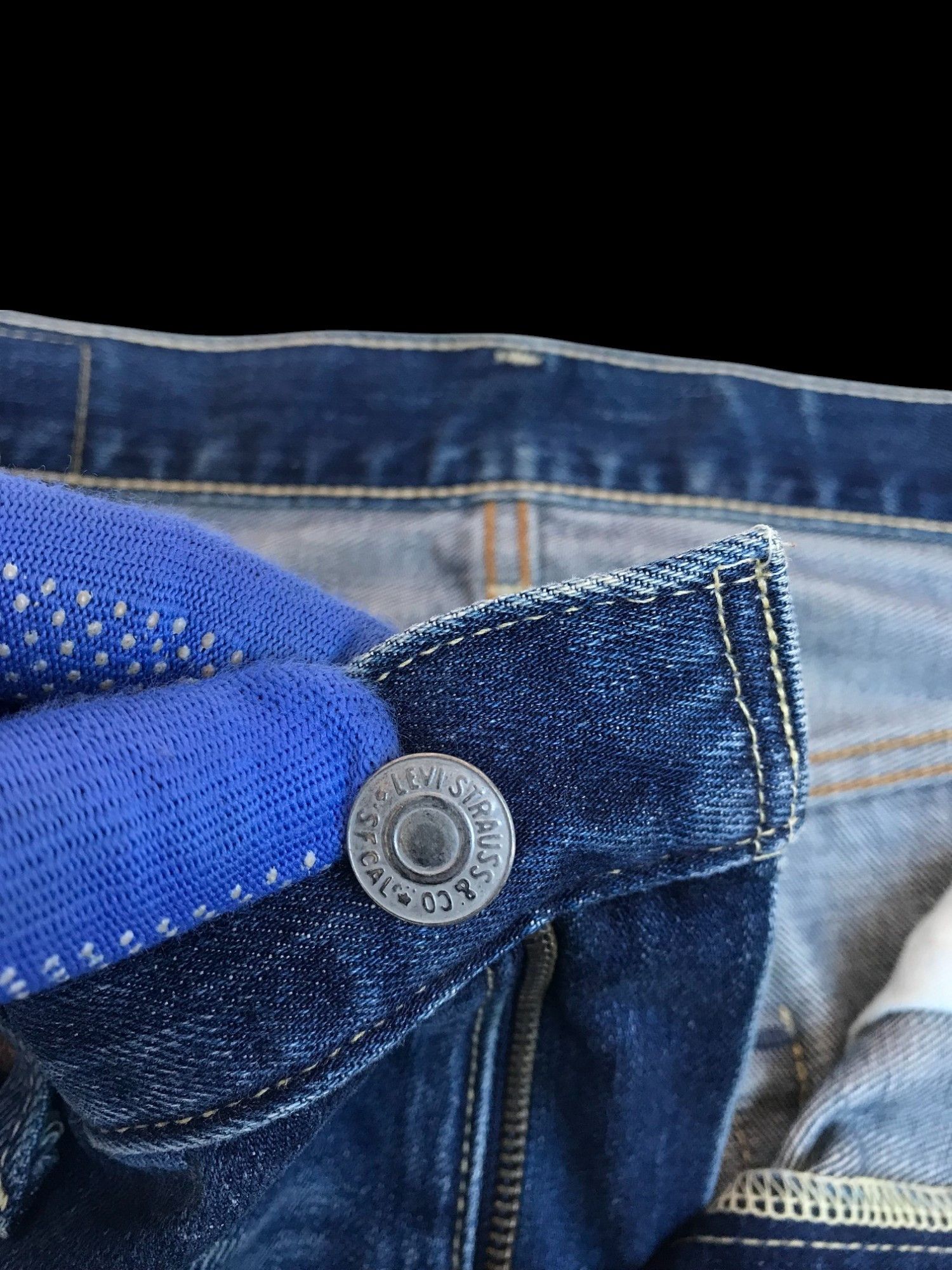 Levi's Vintage Levis 502 JAPAN selvedged distressed jean W31x31.5 Size US 31 - 12 Thumbnail