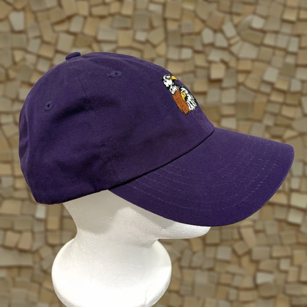 Imperial Imperial Headwear Eagle Hat Cap Strapback Purple USA Nature 90s Embroidered Size ONE SIZE - 1 Thumbnail