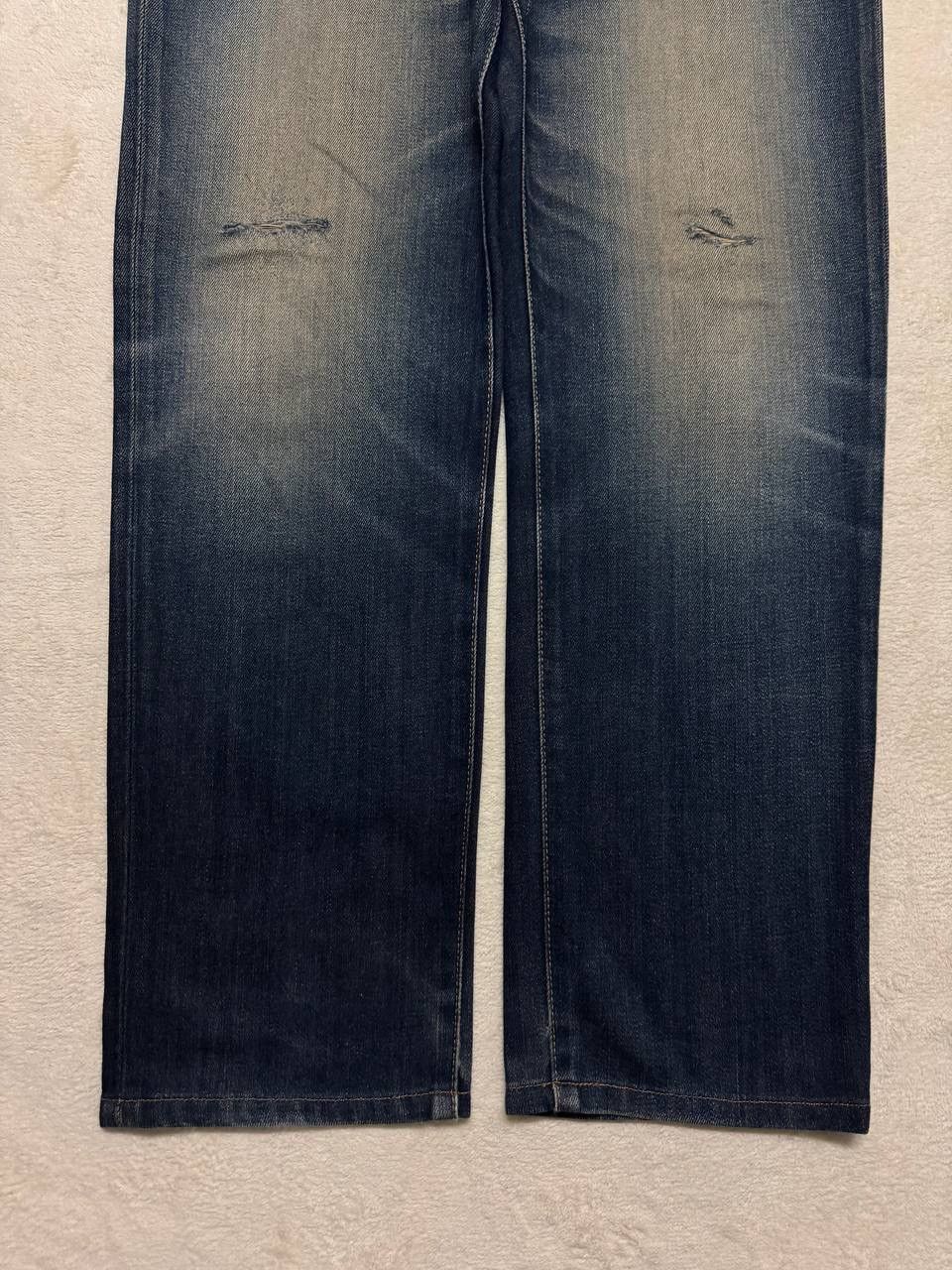 Edwin INSANE Edwin Rusty Mudwash Distress Dark Jean Made In Japan Size US 35 - 10 Thumbnail
