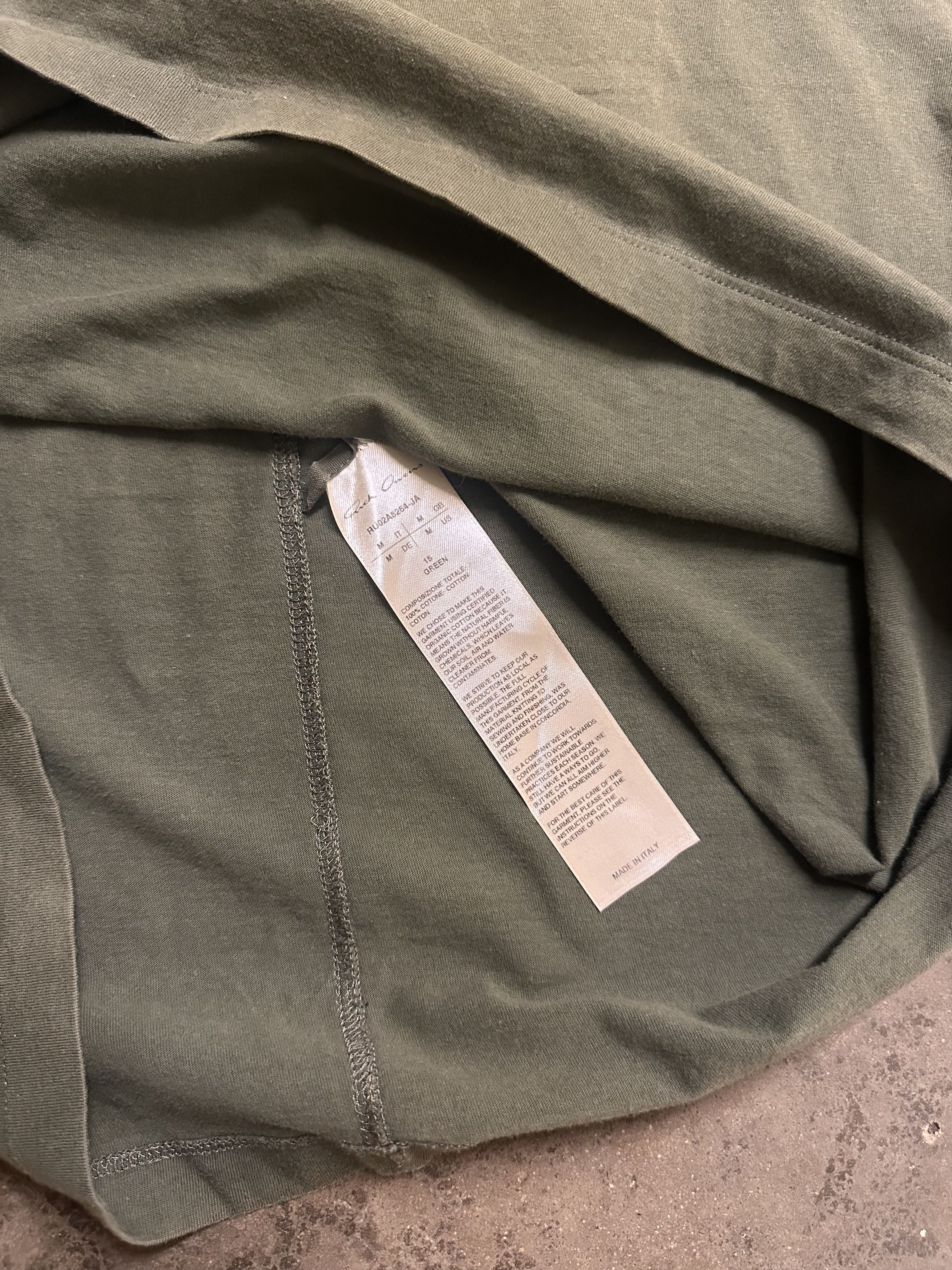 Rick Owens Rick Owens FW21 ‘Gethsemane’ Basic Level Tee Size US M / EU 48-50 / 2 - 4 Thumbnail