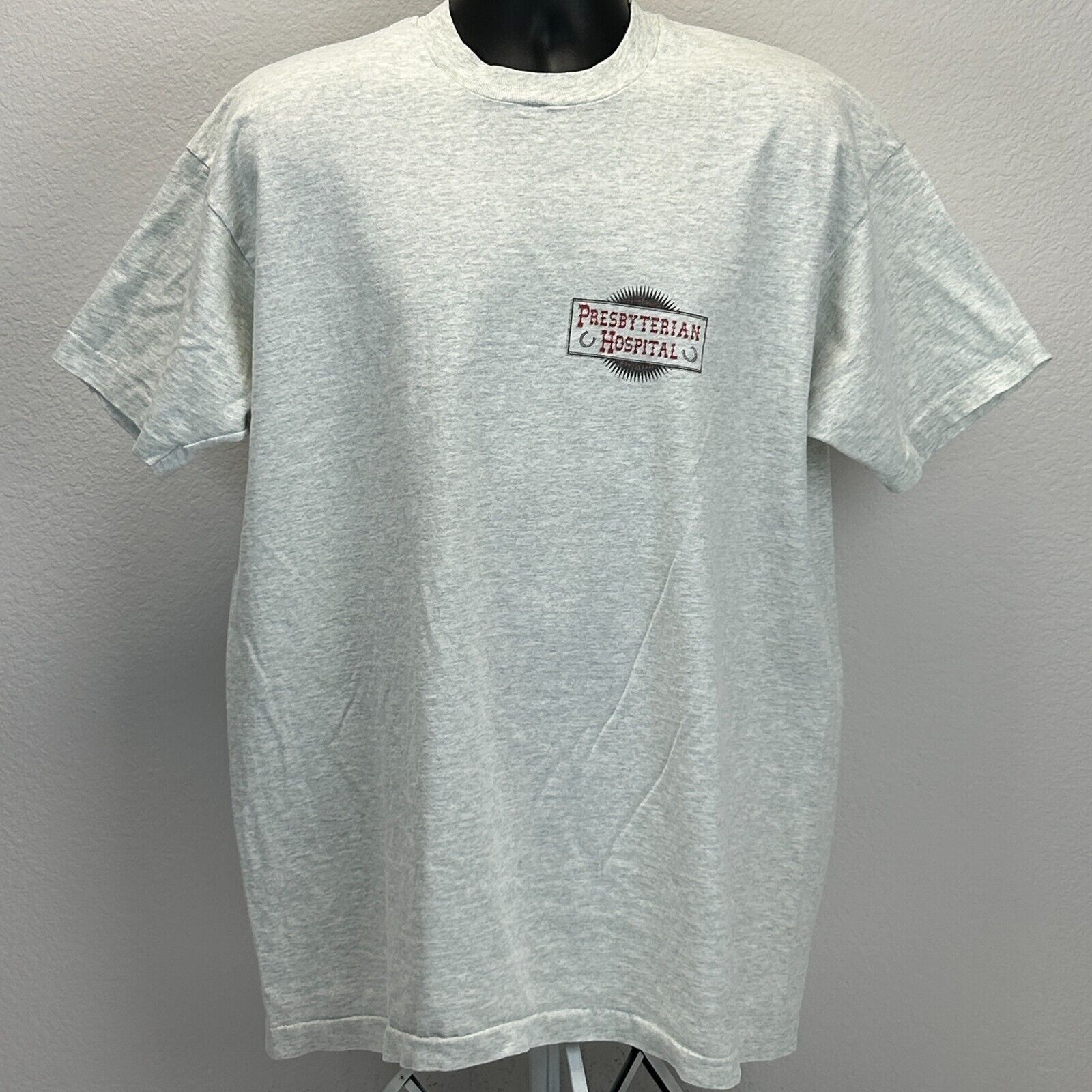 Fruit Of The Loom Vintage 90s Presbyterian Hospital T Shirt Employee 2XL XXL Size US XXL / EU 58 / 5 - 2 Thumbnail