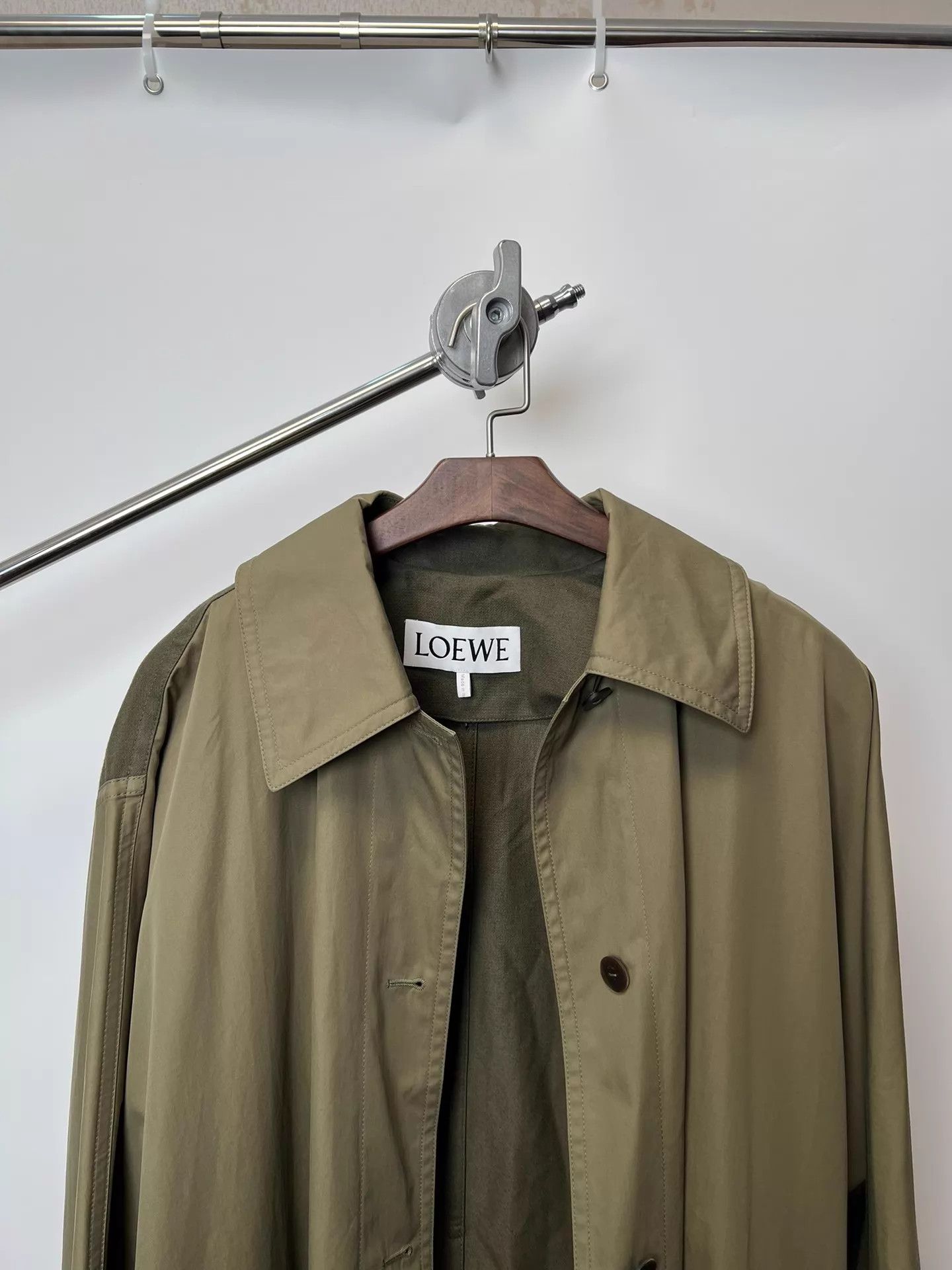 Loewe Loewe Oversized Batwing Long Color Blocked Orange Coat Size S / US 4 / IT 40 - 3 Thumbnail