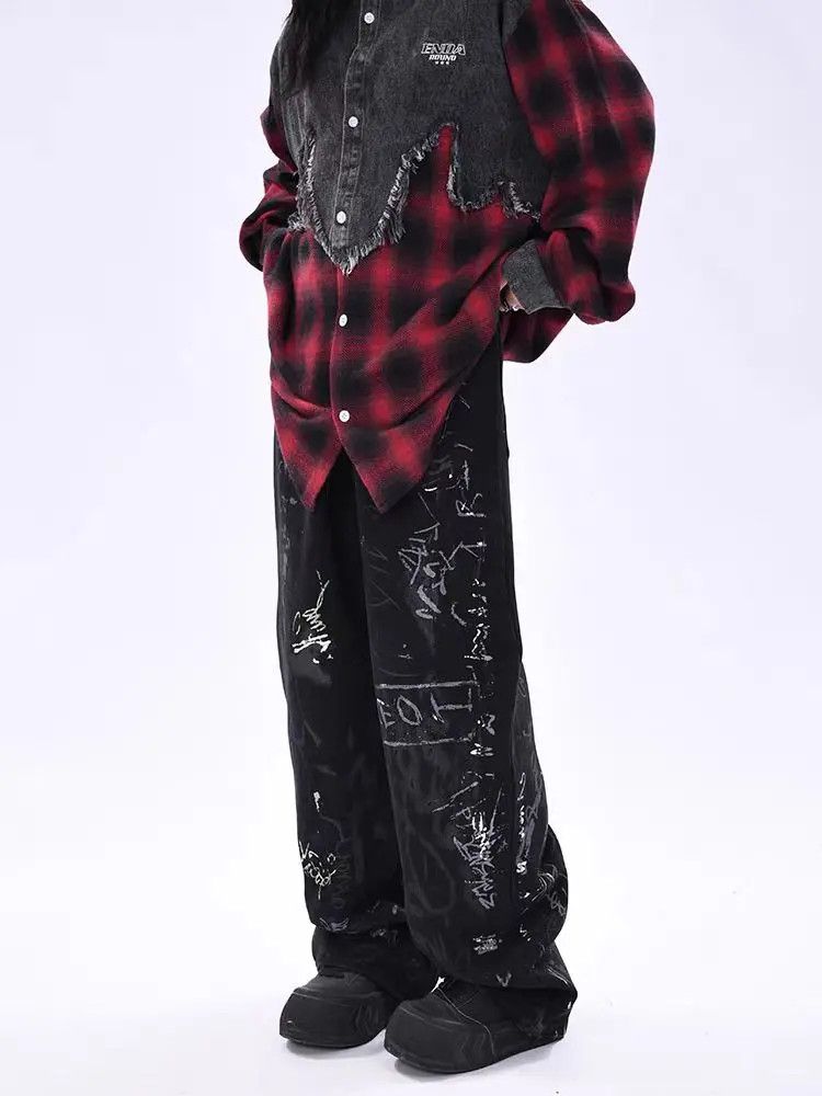 Designer × Japanese Brand Vintage Streetwear Hip Hop Loose Casual Pants Size US 32 / EU 48 - 2 Thumbnail