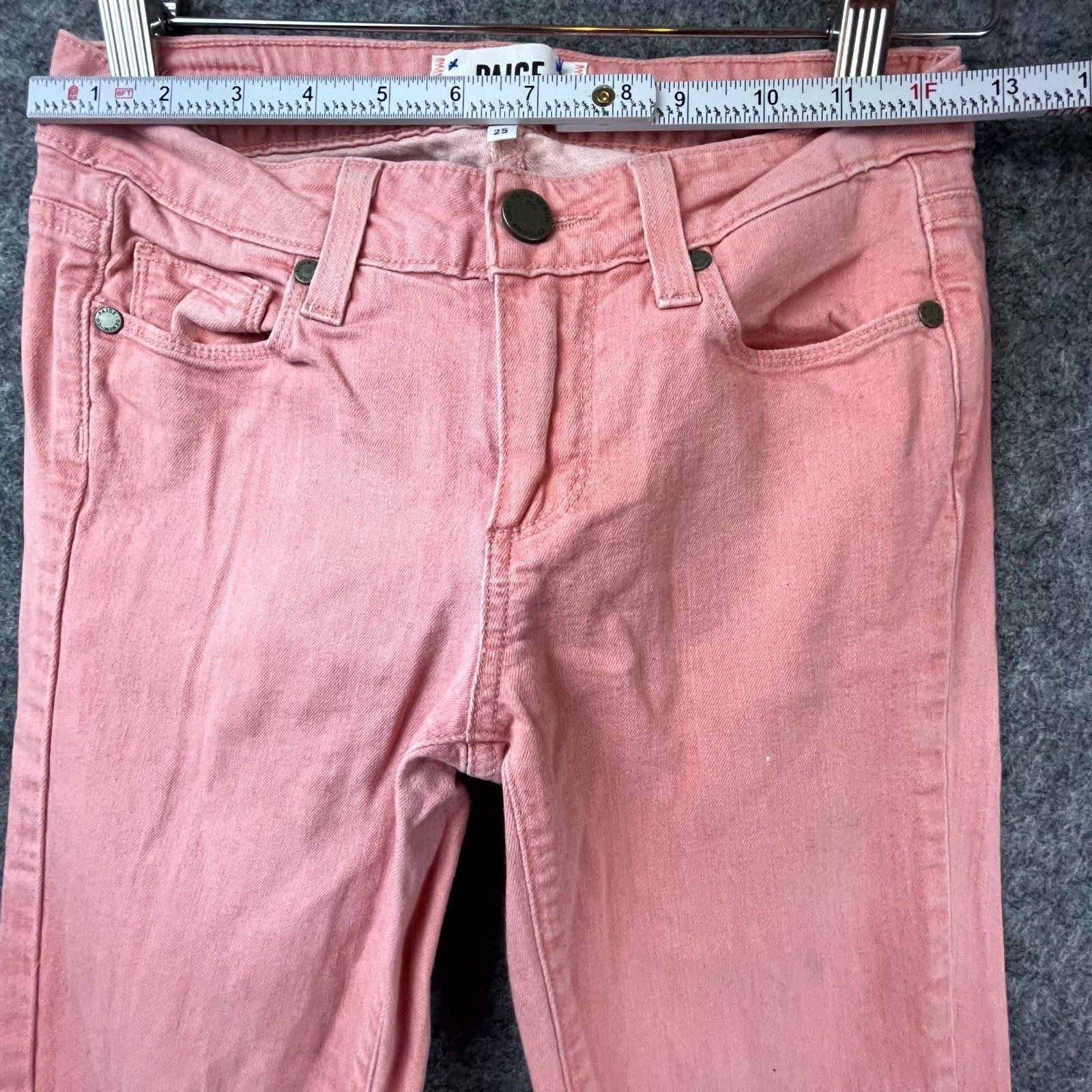 Paige Paige Jeans Womens 25 Pink Verdugo Ultra Skinny Pastel Size 25" / US 0 / IT 36 - 5 Thumbnail