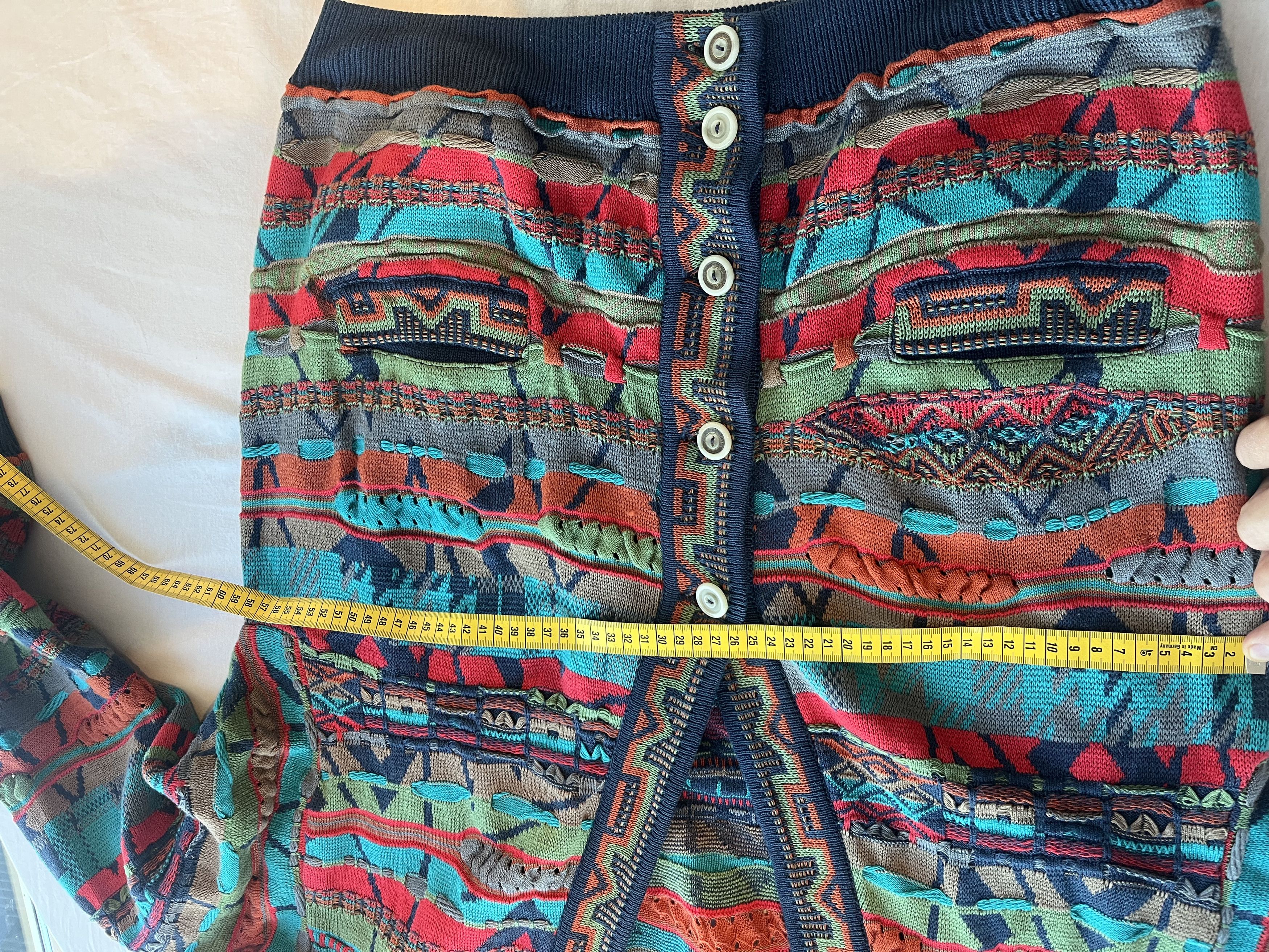 Coogi Vintage COOGI Cotton Cardigan – Size L Size US L / EU 52-54 / 3 - 15 Thumbnail