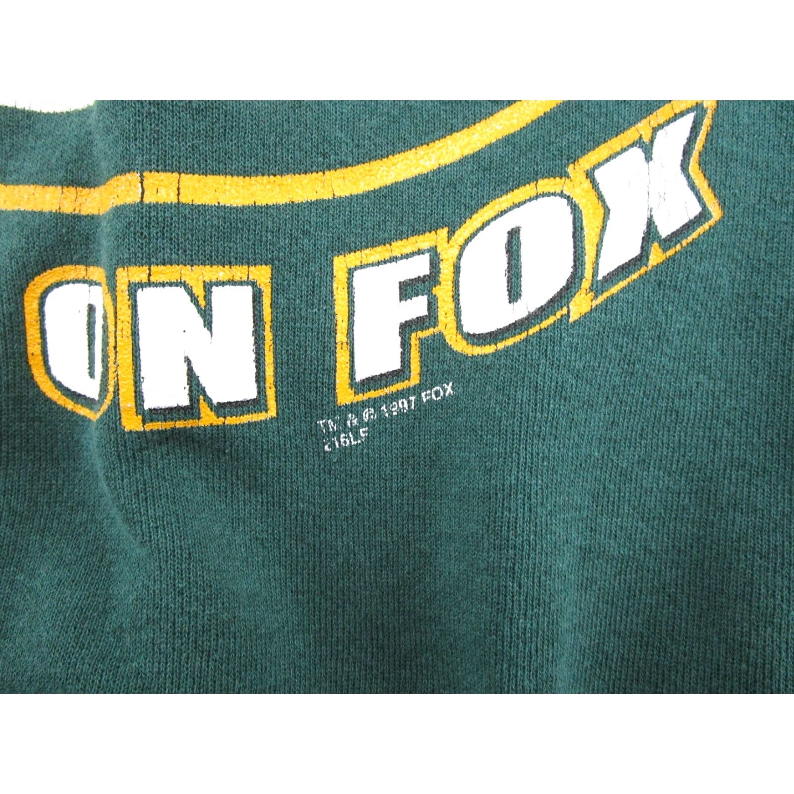 Delta VINTAGE 1997 Green Bay Packers NFL On Fox Sweatshirt XL 1990s Cotton Mens NFL Shirt Size US XL / EU 56 / 4 - 5 Thumbnail