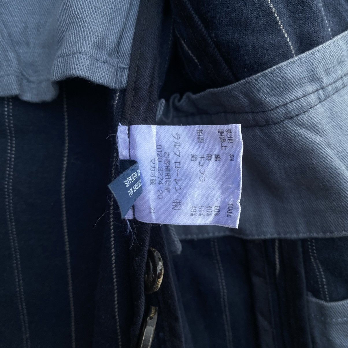 Polo Ralph Lauren × Ralph Lauren × Vintage Vintage POLO RALPH LAUREN Stripes Denim Jacket Naval Tailor Size US M / EU 48-50 / 2 - 10 Thumbnail