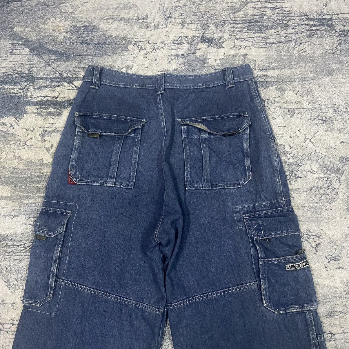 JNCO × Japanese Brand × Vintage Vintage Japanese Baggy Hobo Cargo Denim Jnco Style Size US 34 / EU 50 - 8 Thumbnail