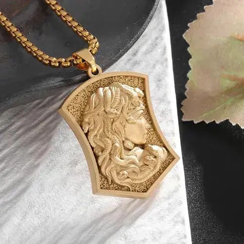 Other Gothic Medusa Snake Necklace Size ONE SIZE - 1 Thumbnail